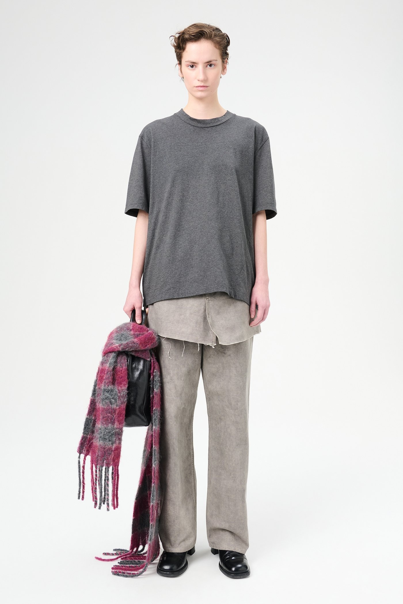 Big T-Shirt Dark Grey Melange - 2