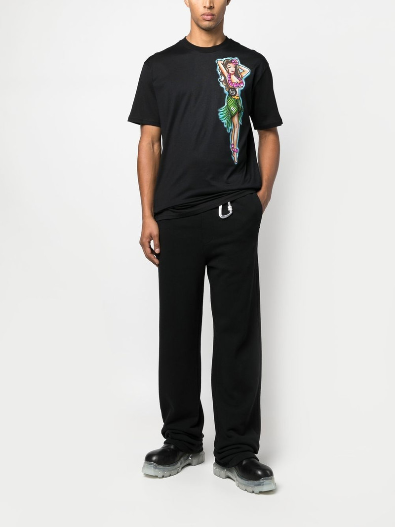 PHILIPP PLEIN graphic-print short-sleeve T-shirt outlook