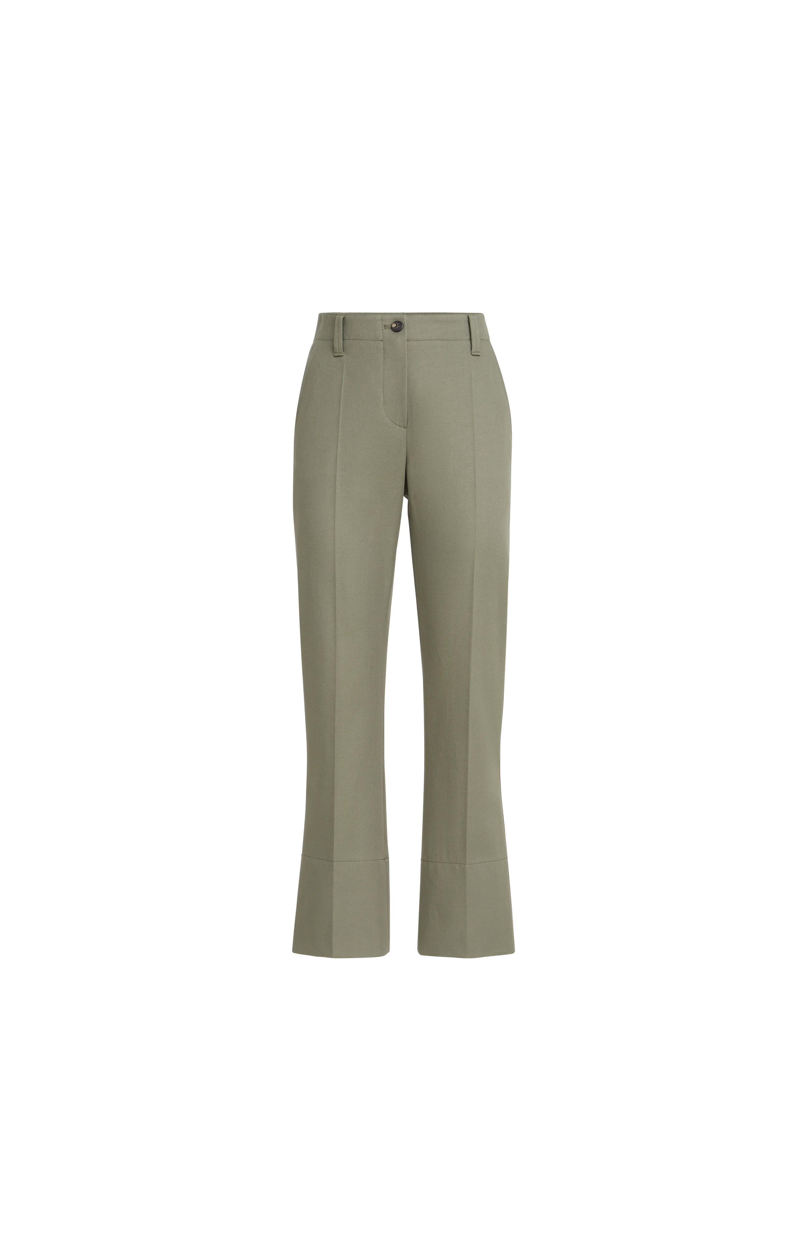 Brunello Cucinelli Kickflare Cigarette trousers in Olive at Nordstrom - 1