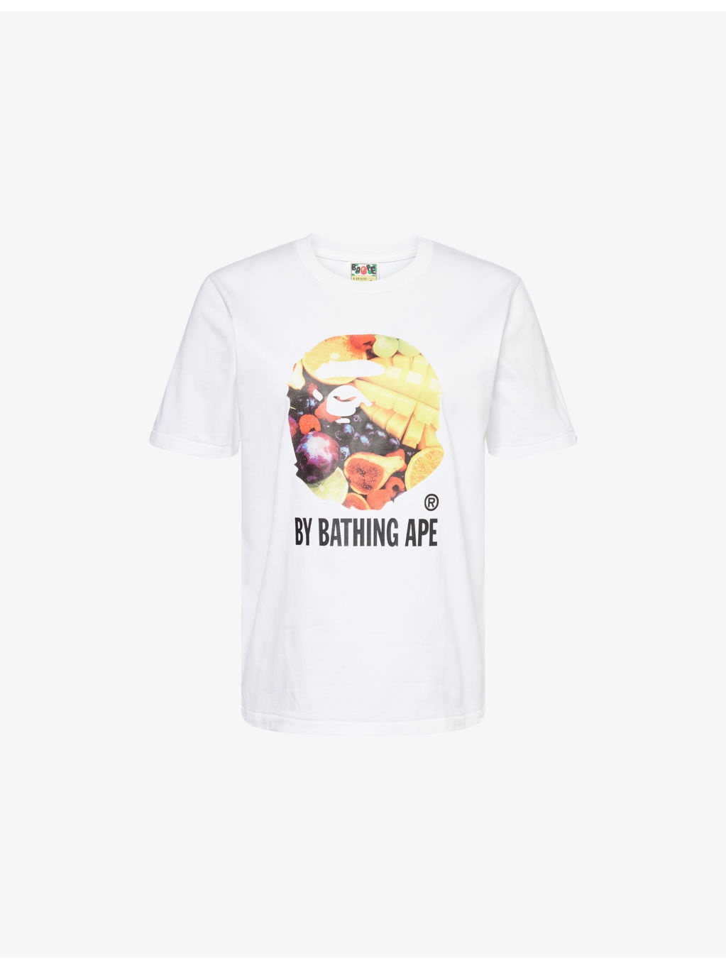Fruit-Print Round-Neck Cotton-Jersey T-Shirt - 1