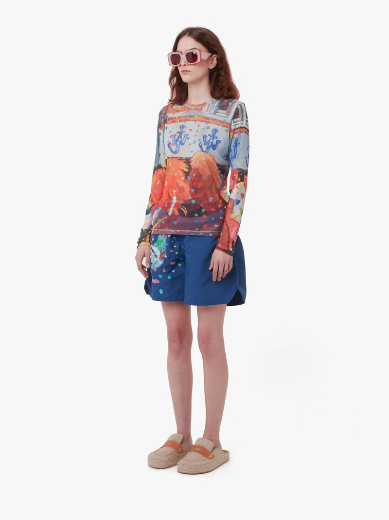 SHEER LONG SLEEVE TOP - PRIDE CAPSULE 5