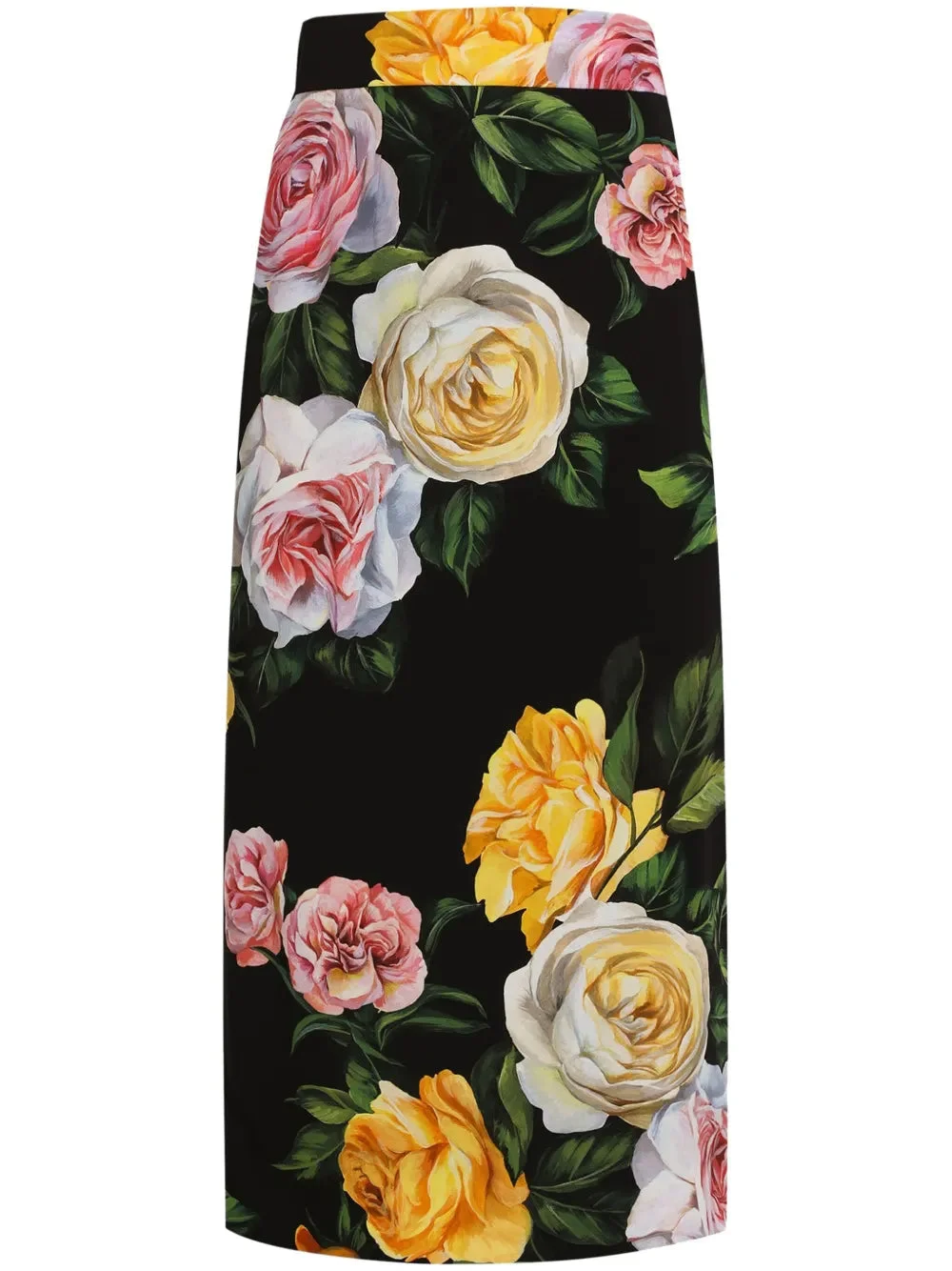 Dolce & Gabbana Women Midi Skirt With Floral Print - 1