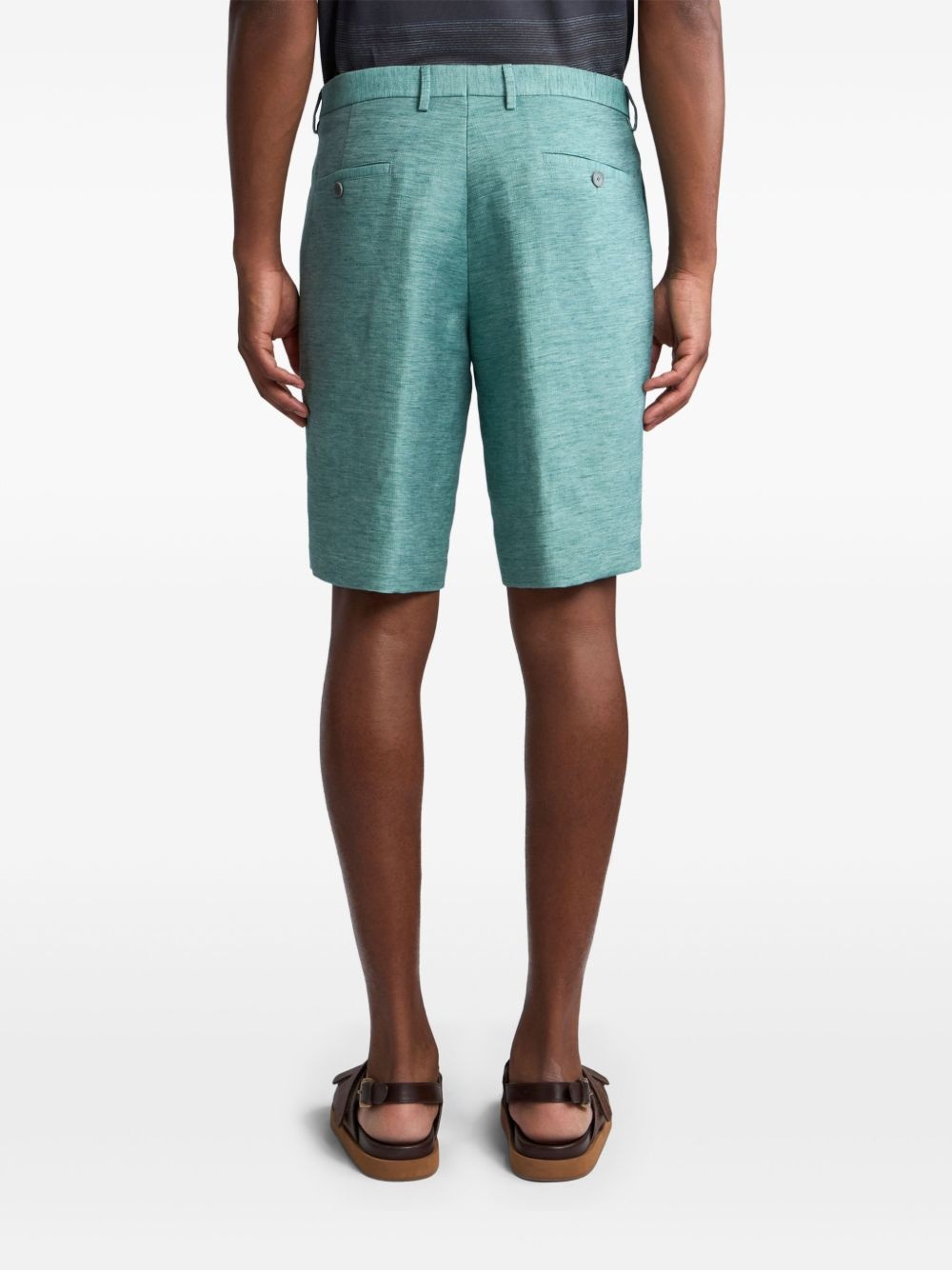 linen shorts - 4