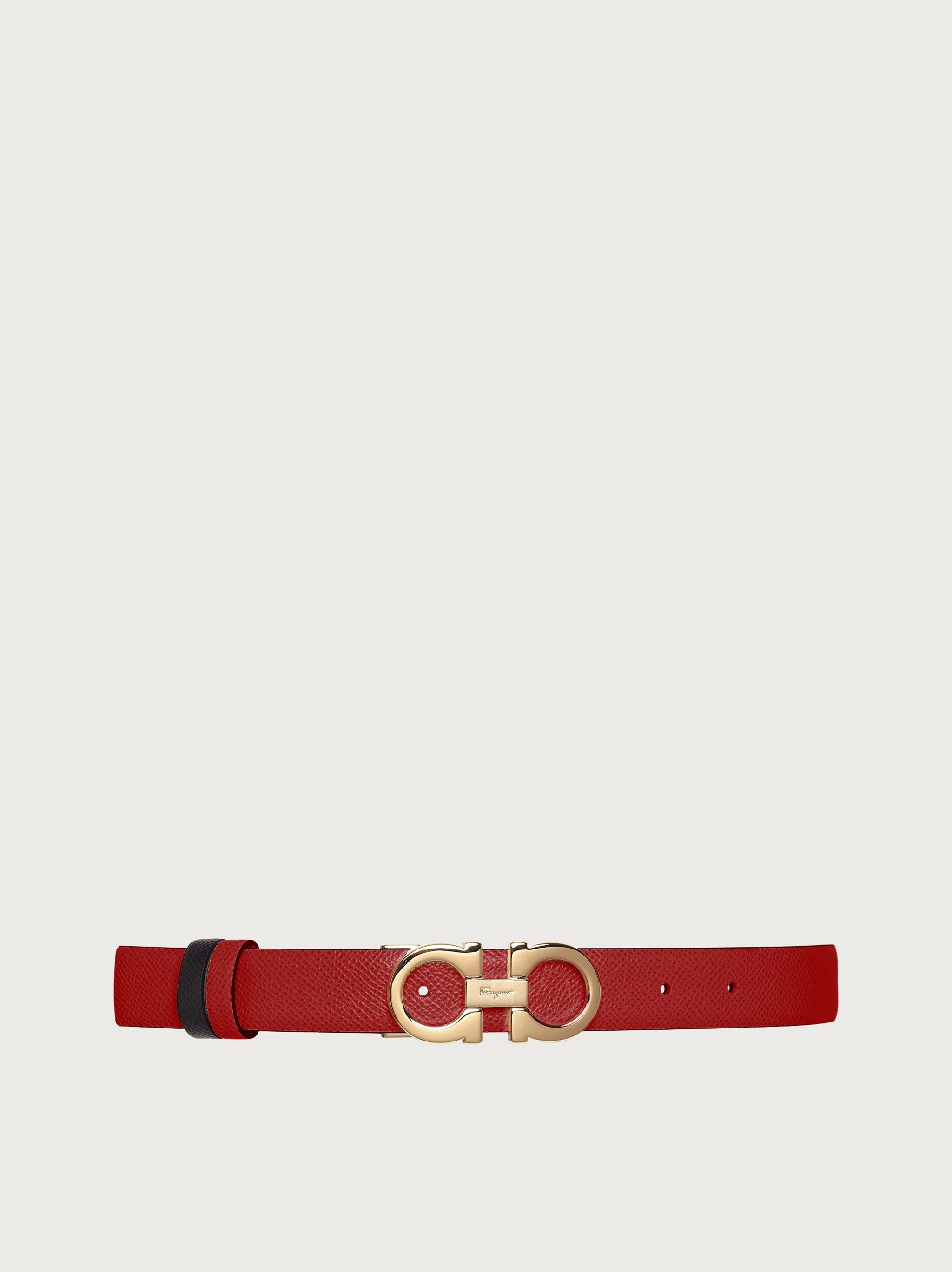 Reversible and adjustable Gancini belt - 1