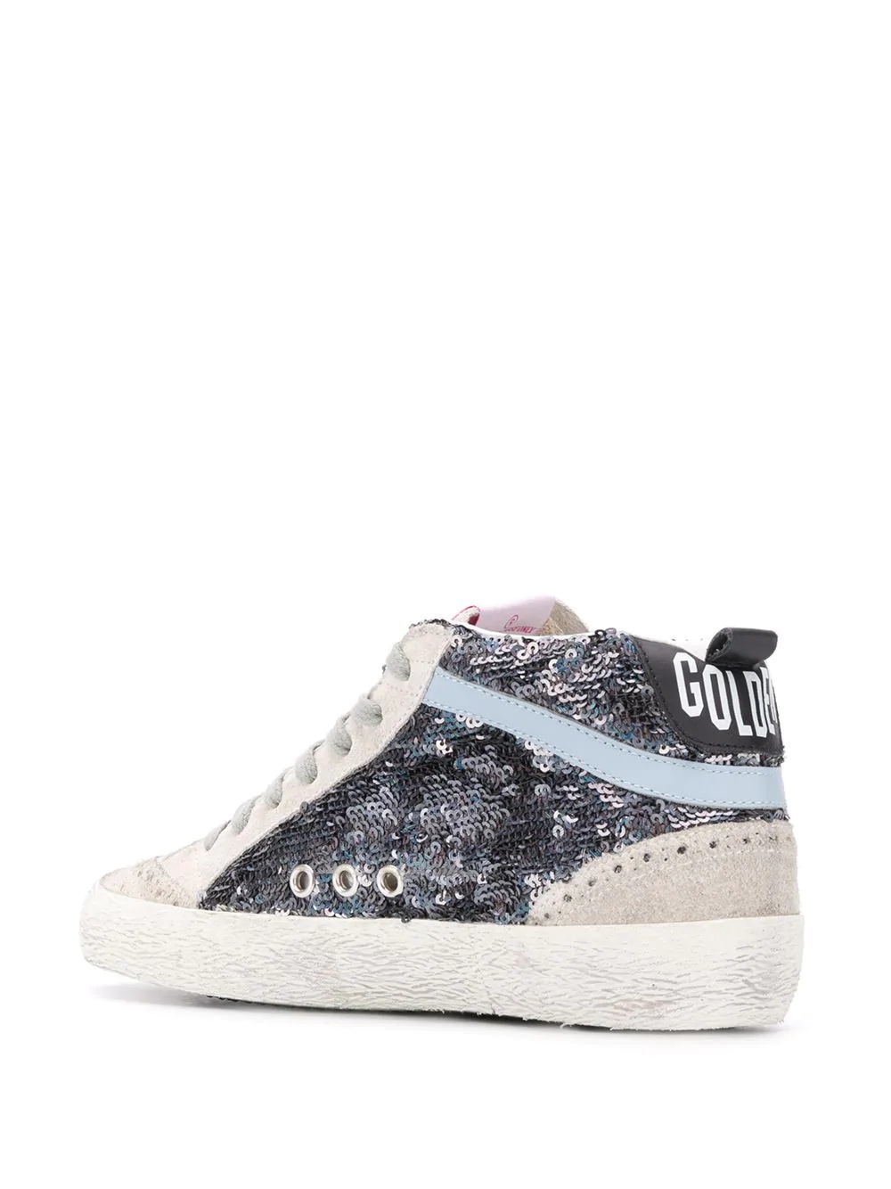 Mid Star sequinned high-top sneakers - 3