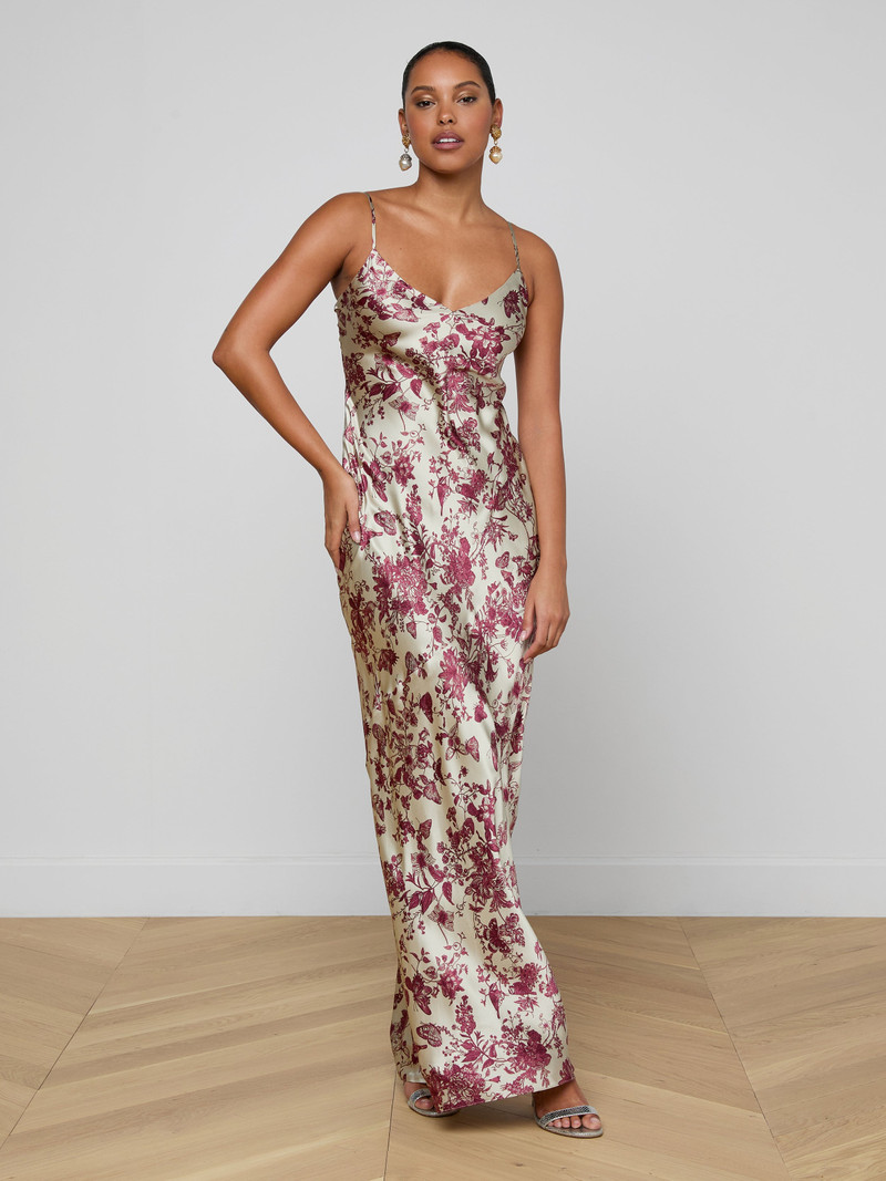 L'AGENCE Serita Silk Gown outlook