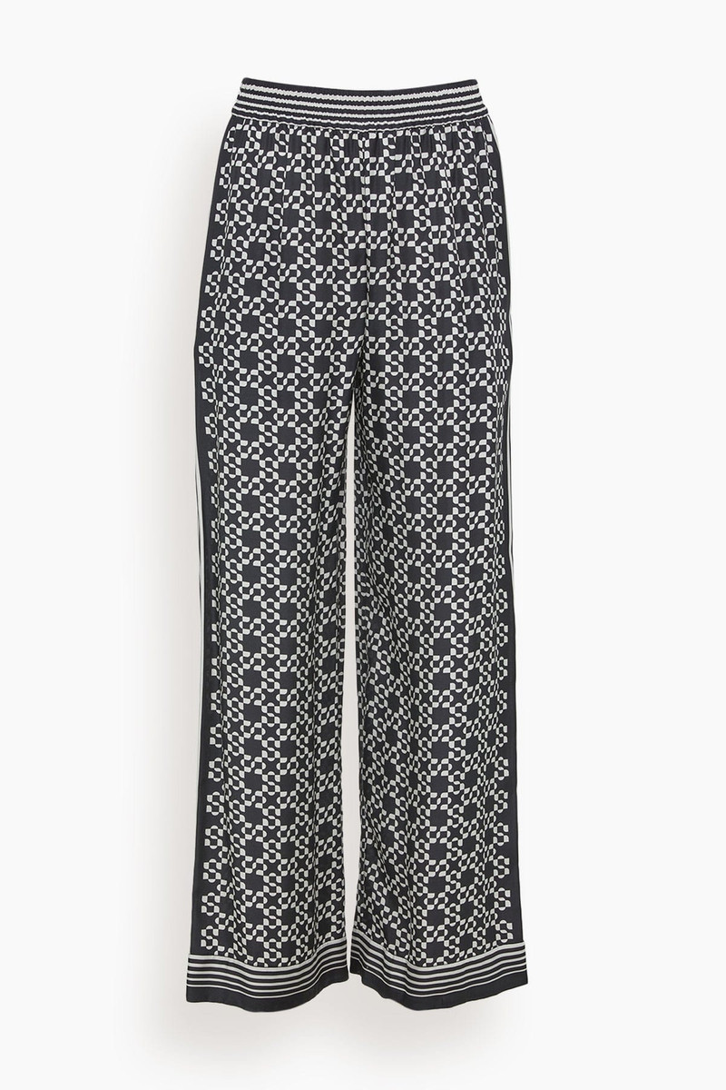 Zuna Straight Leg Pajama Pant in Black - 1