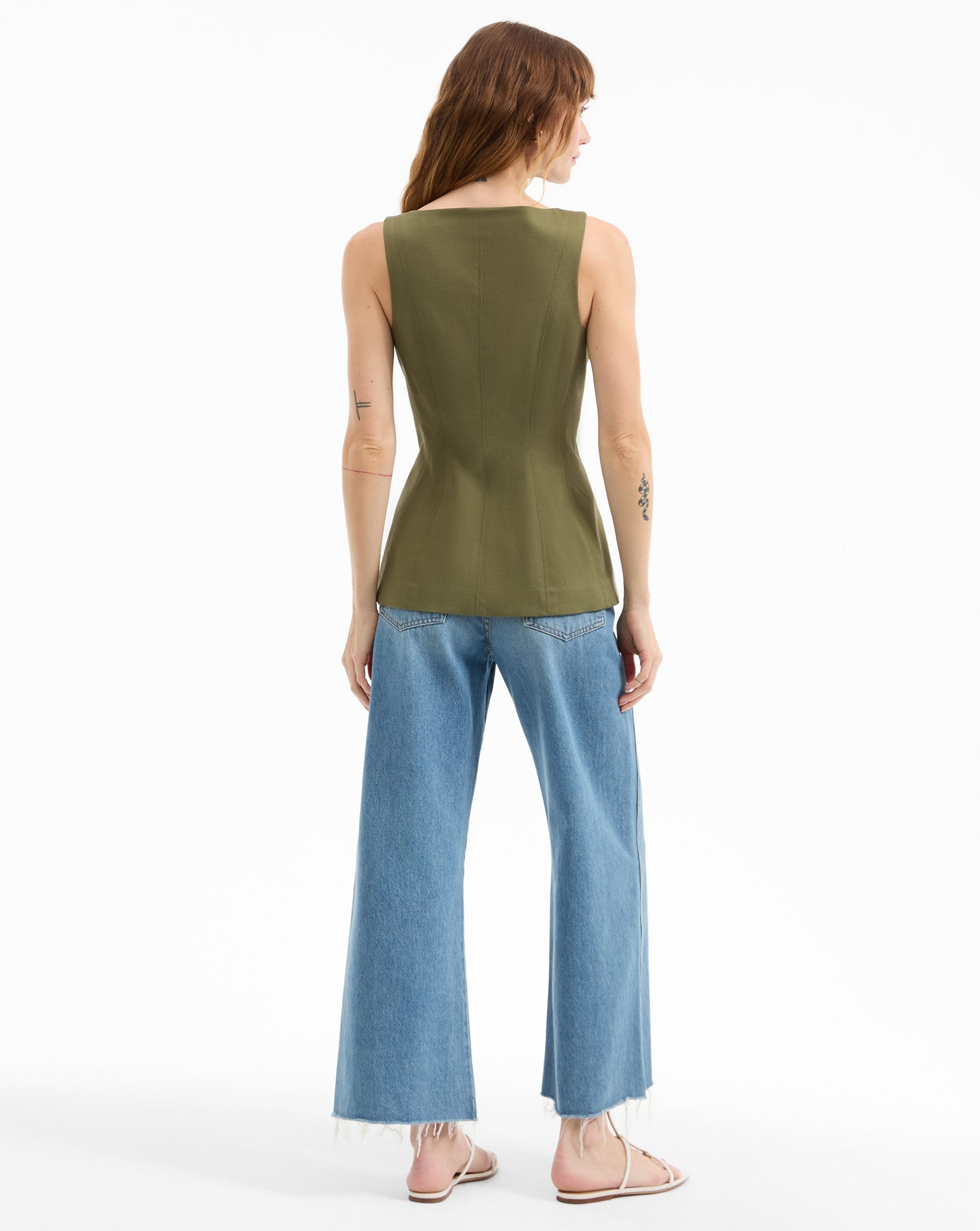 AVALINA V-NECK VEST - 5