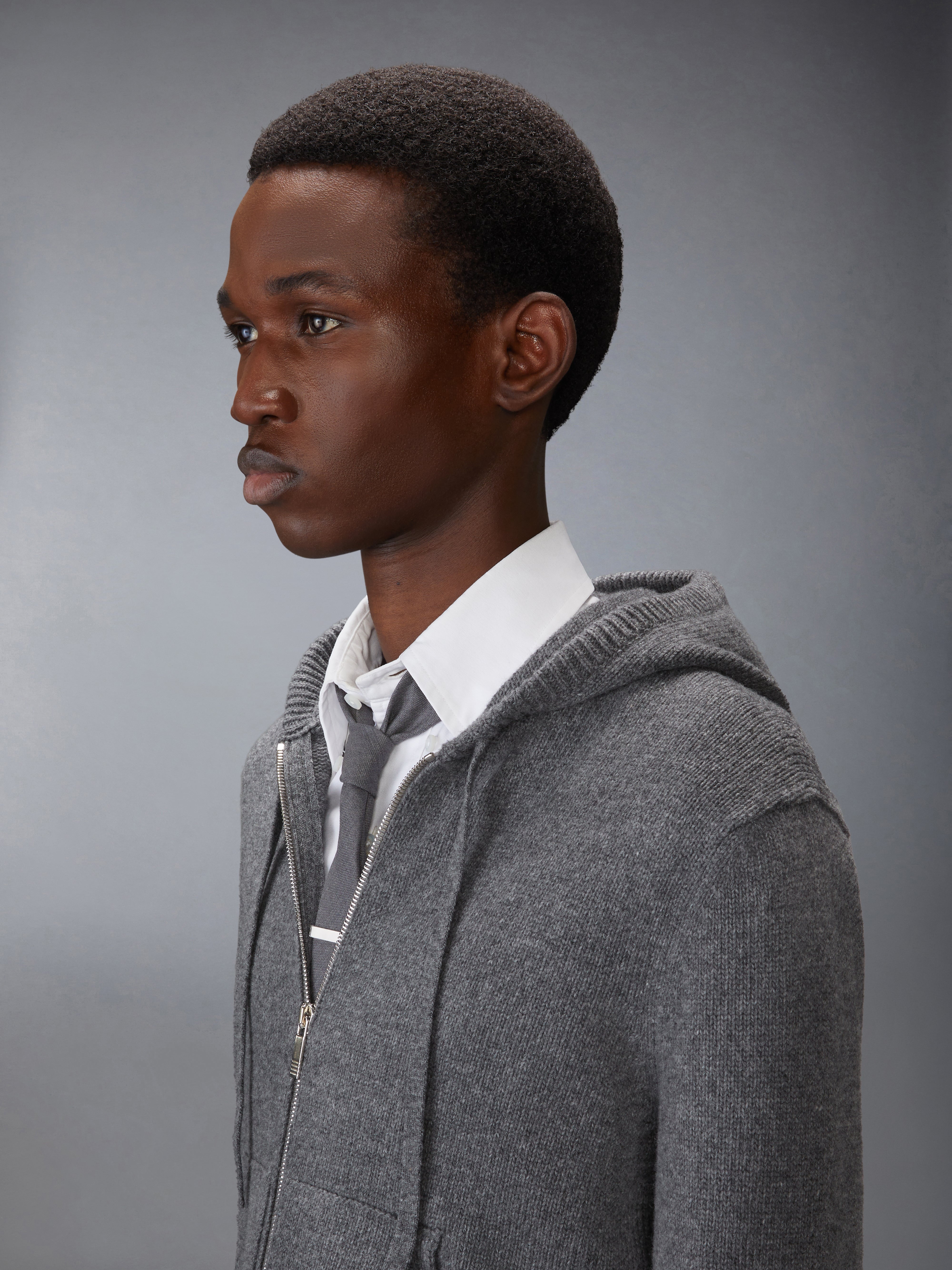 GEESE INTARSIA MERINO WOOL HOODIE - 6