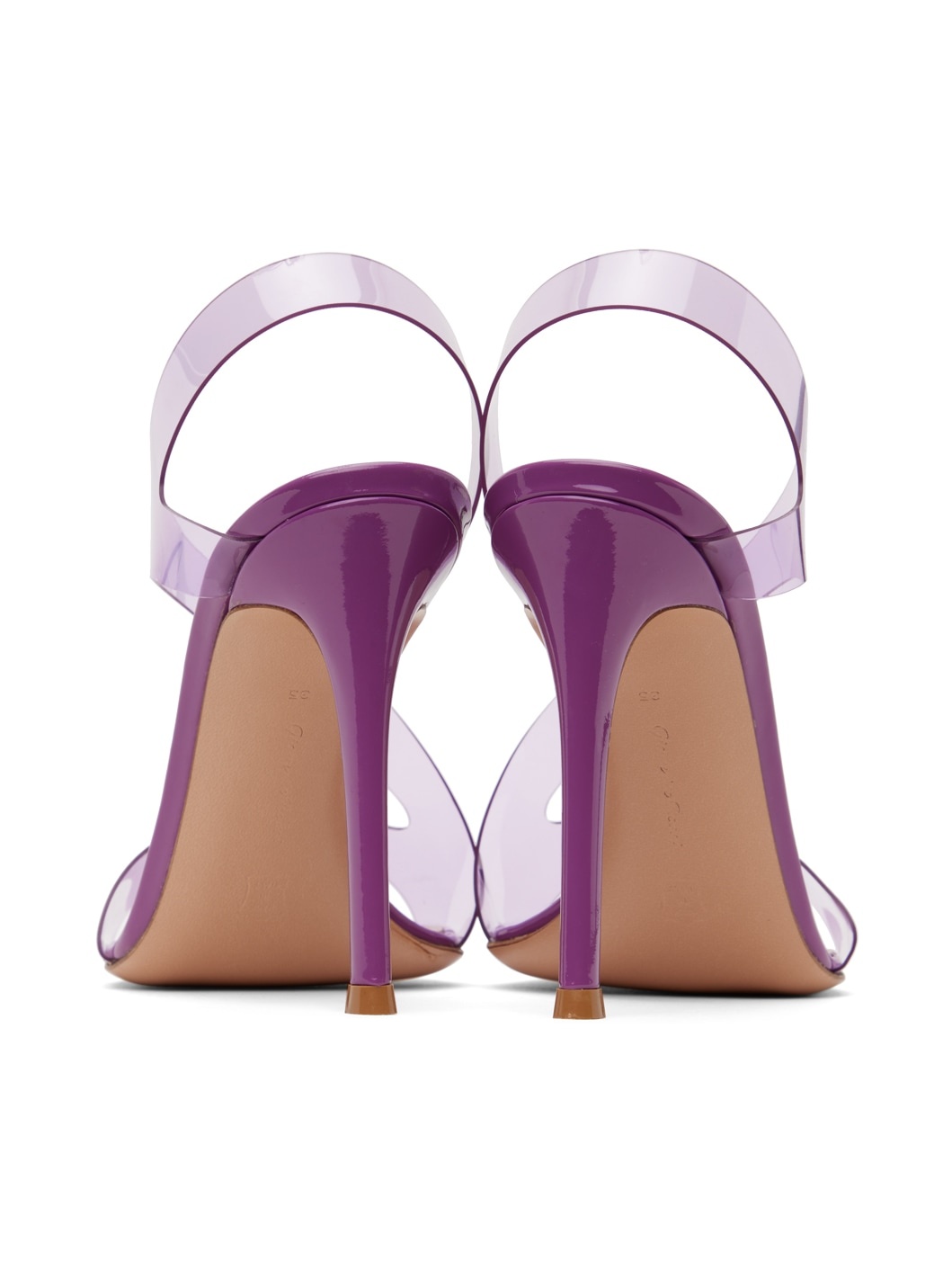 Purple Metropolis Heeled Sandals - 2