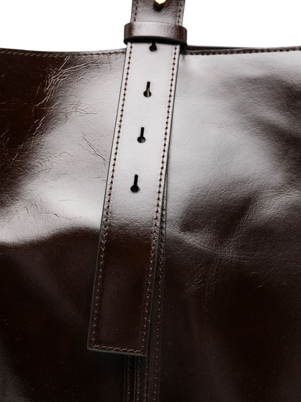 leather tote bag - 4