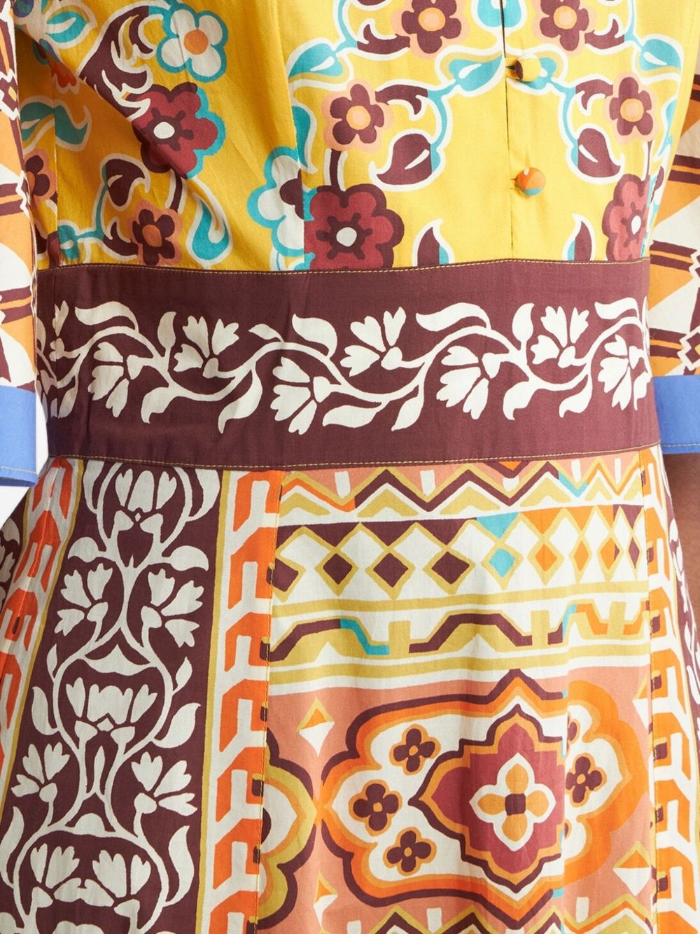 printed poplin dress - 4
