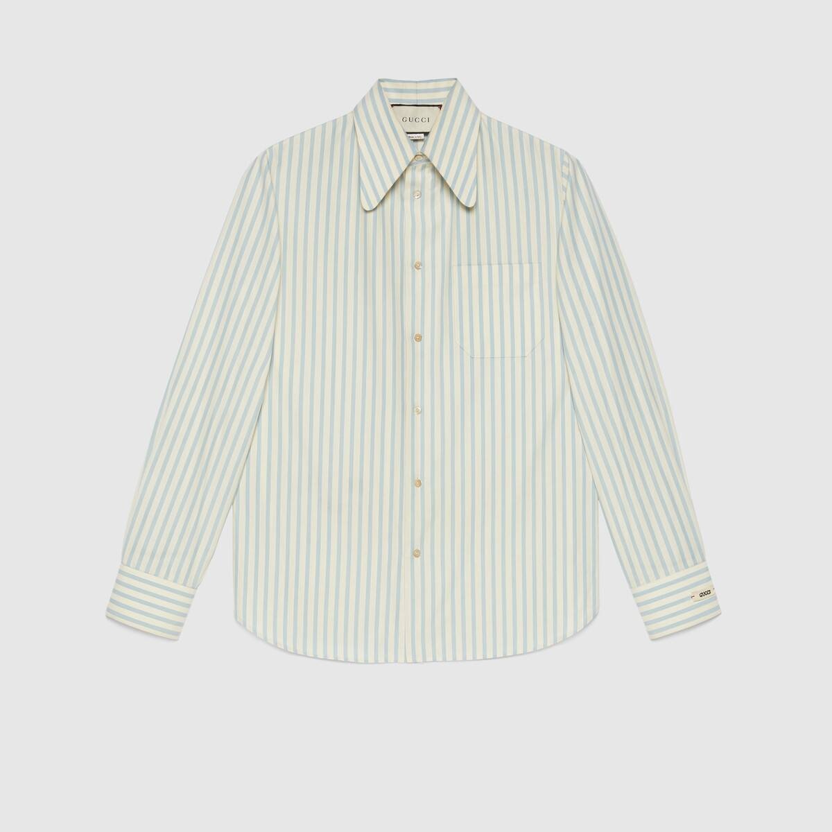 Striped cotton shirt - 1