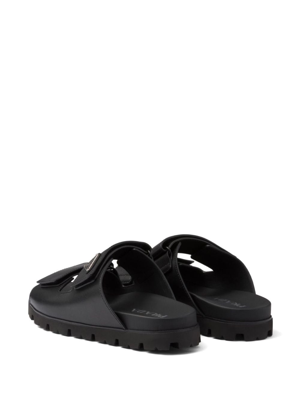 Leather strap sandals - 3