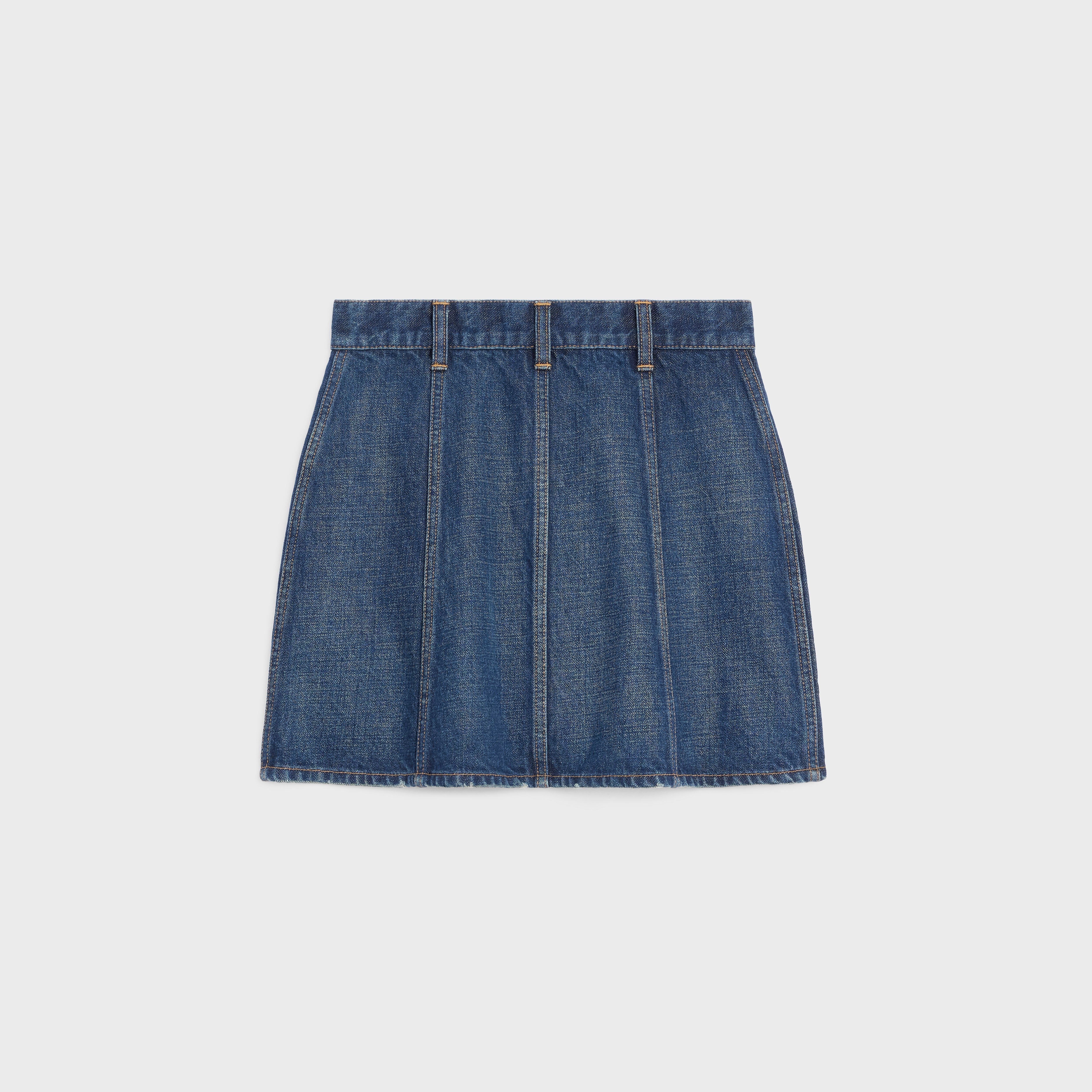 SKIRT IN DARK UNION WASH DENIM - 2