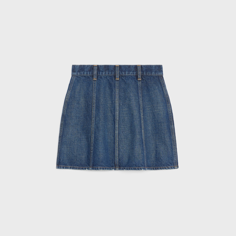 CELINE SKIRT IN DARK UNION WASH DENIM outlook