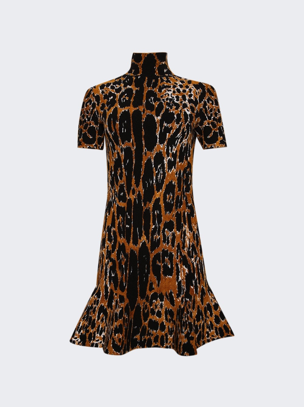 Leopard Dress Noir And Multicolor - 1