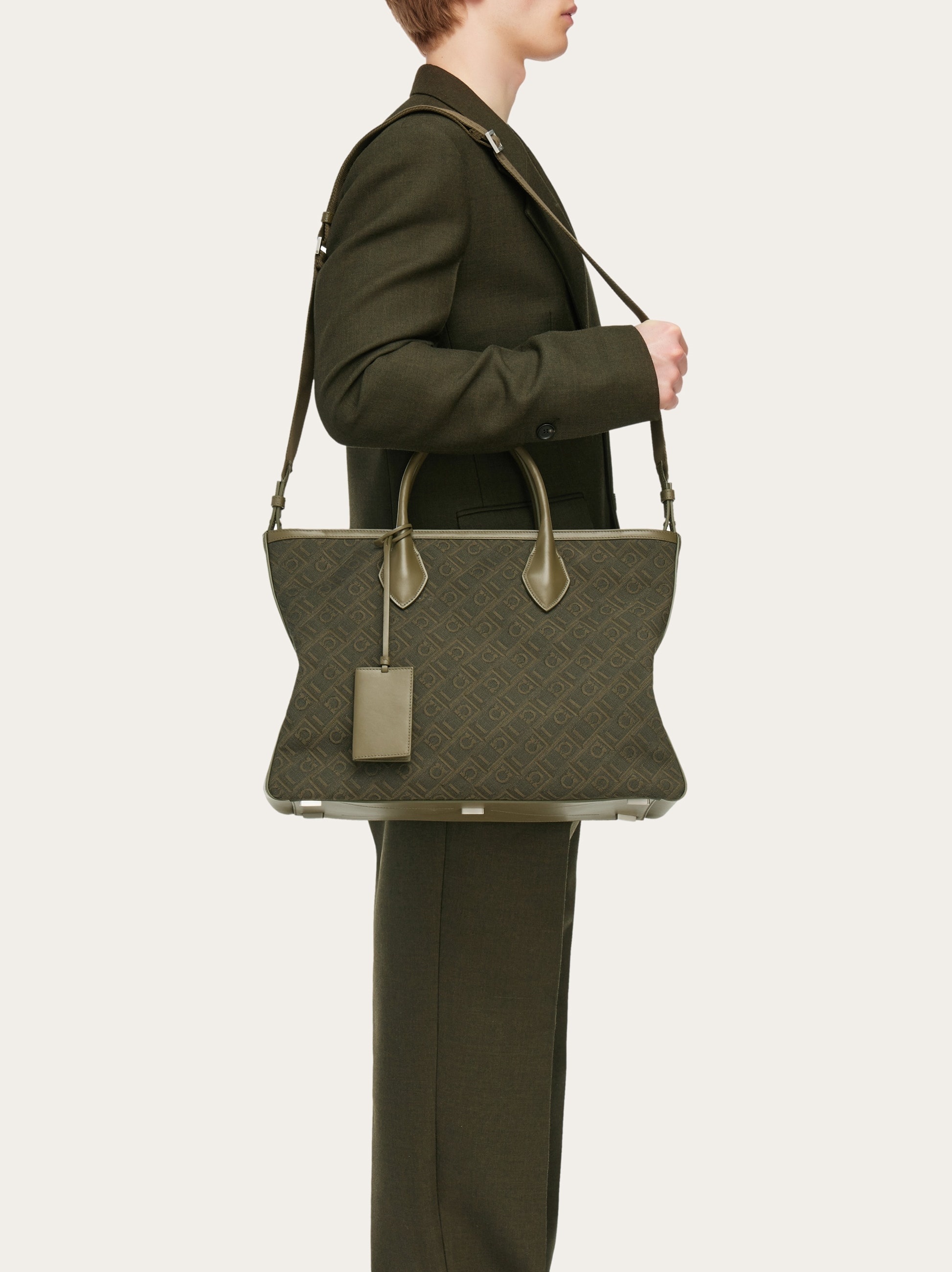 Jacquard tote bag (L) - 3