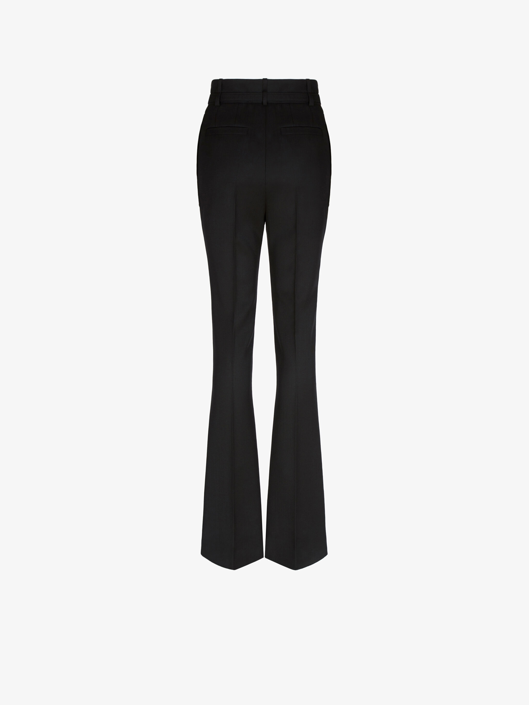 Flared pants with belt - 4