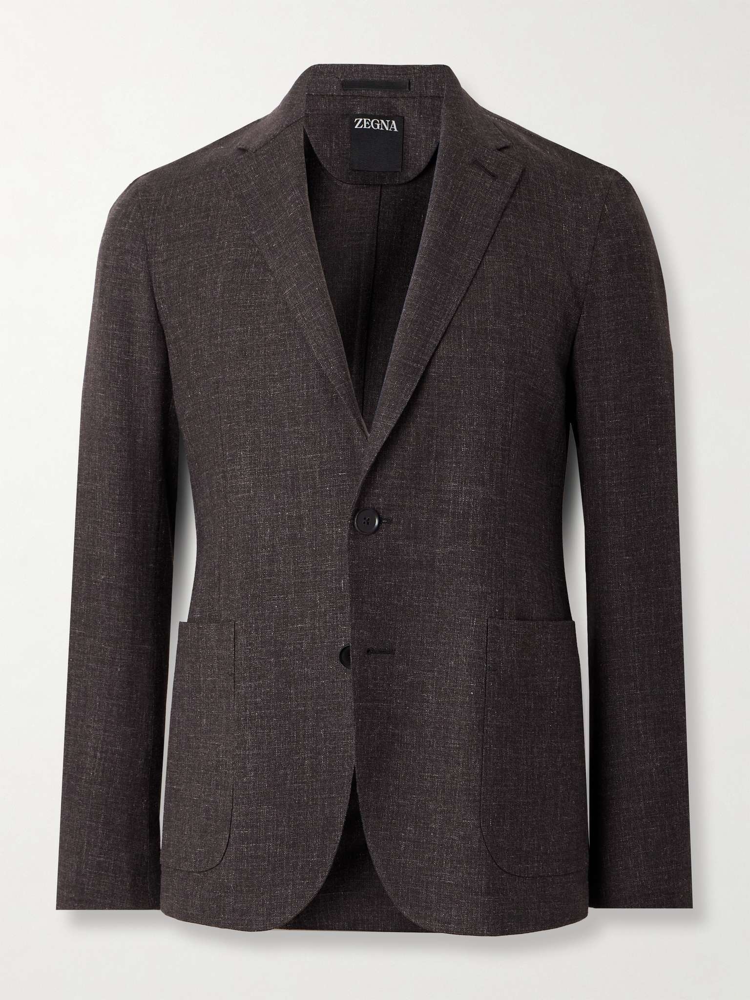 Cashmere and Linen-Blend Blazer - 1