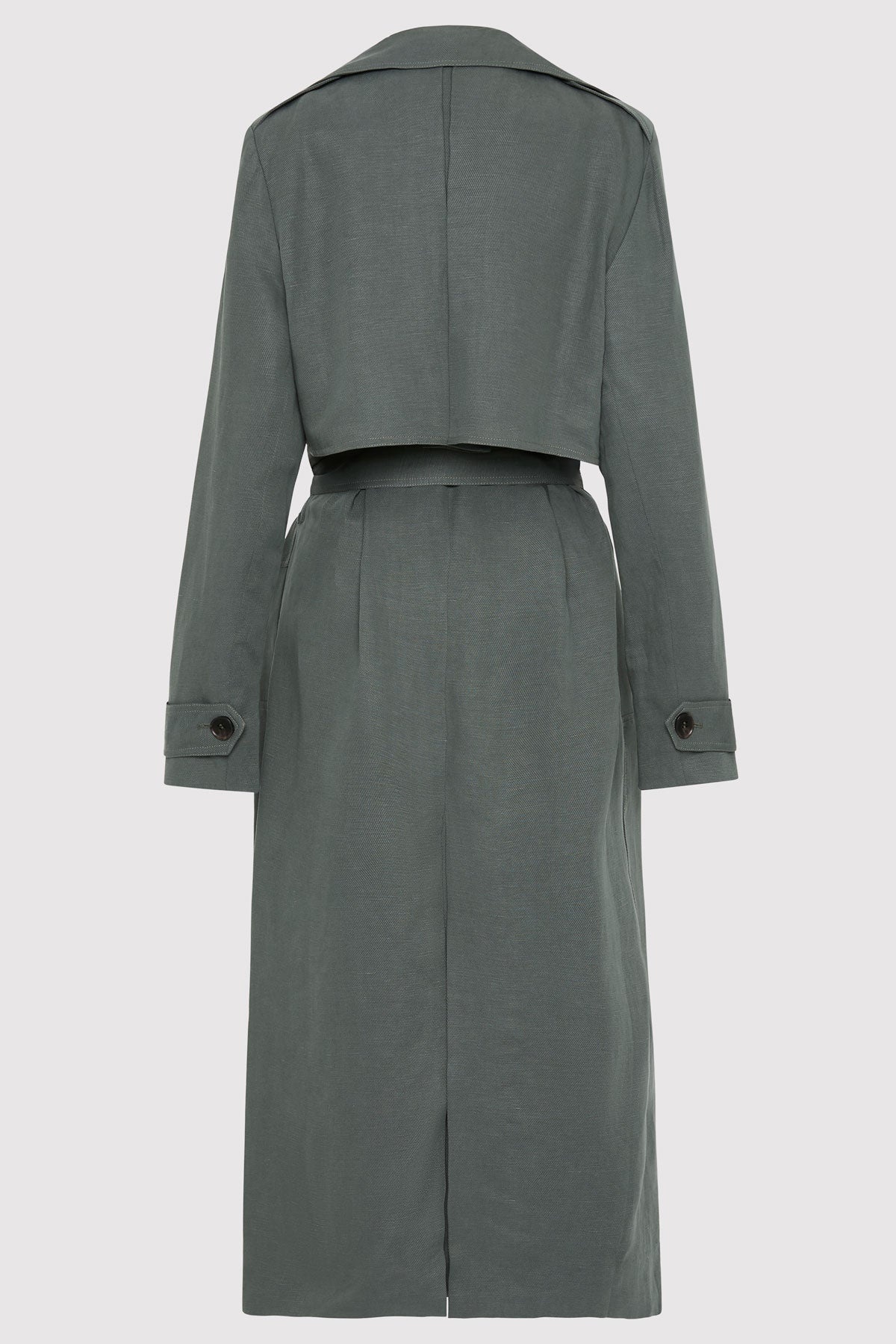 Soft Tailored Trench - Balsam Green - 7