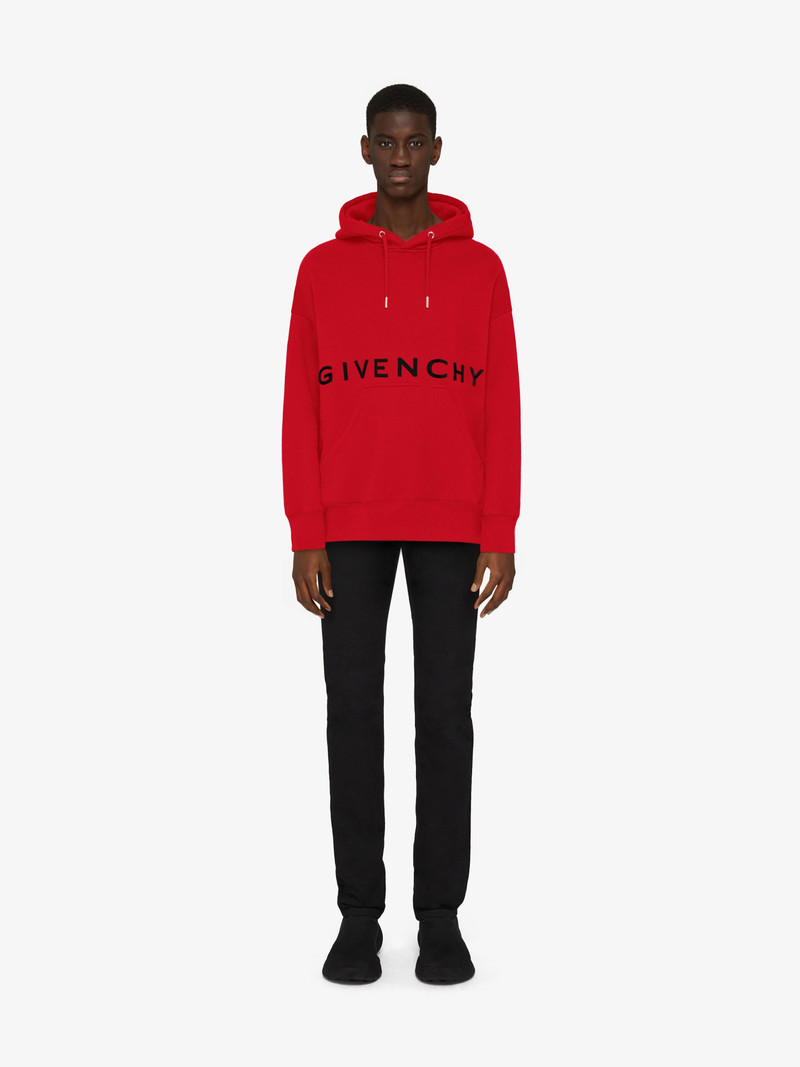 Givenchy GIVENCHY 4G SLIM FIT HOODIE IN FLEECE outlook