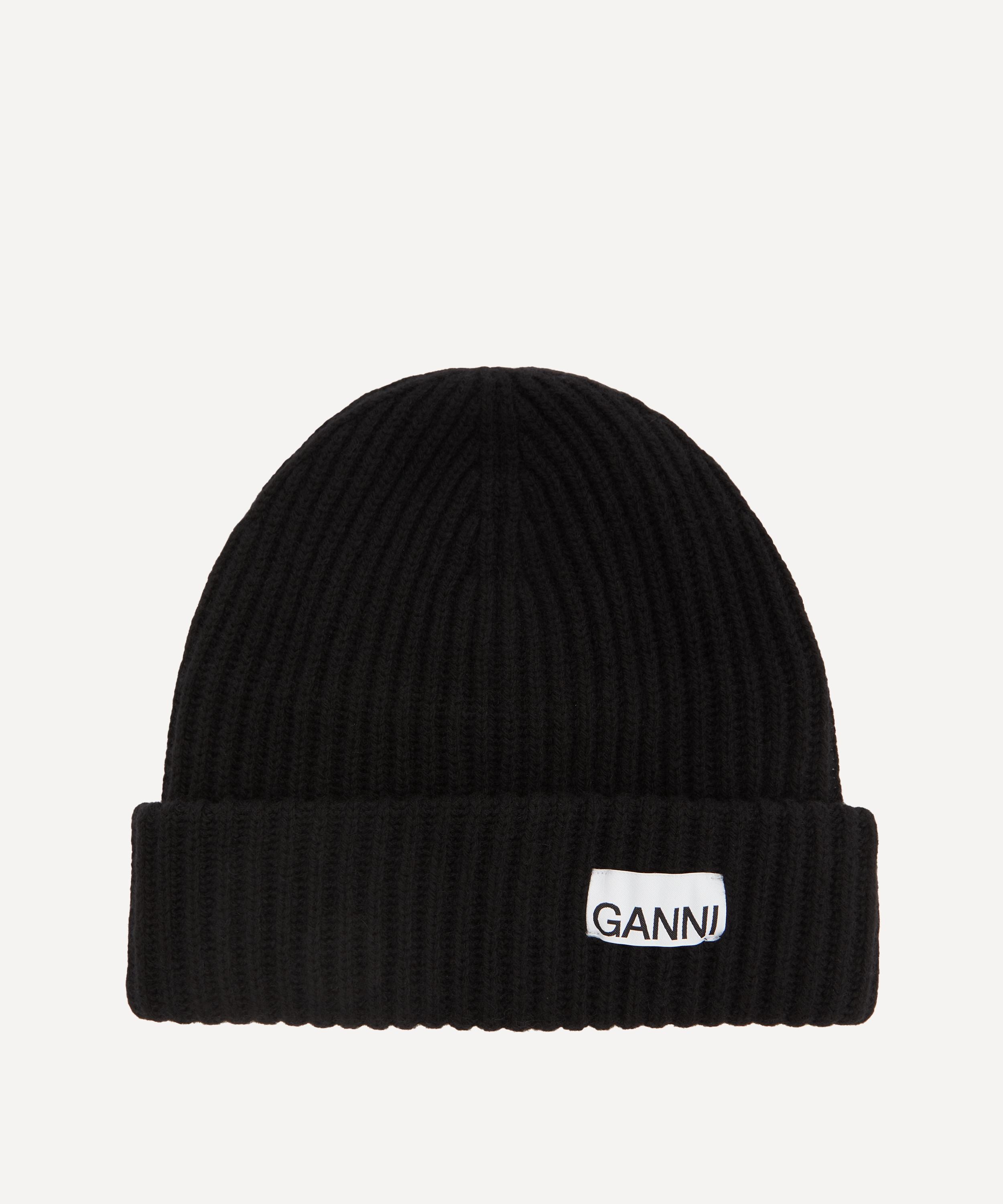Ribbed Knit Beanie Hat - 1