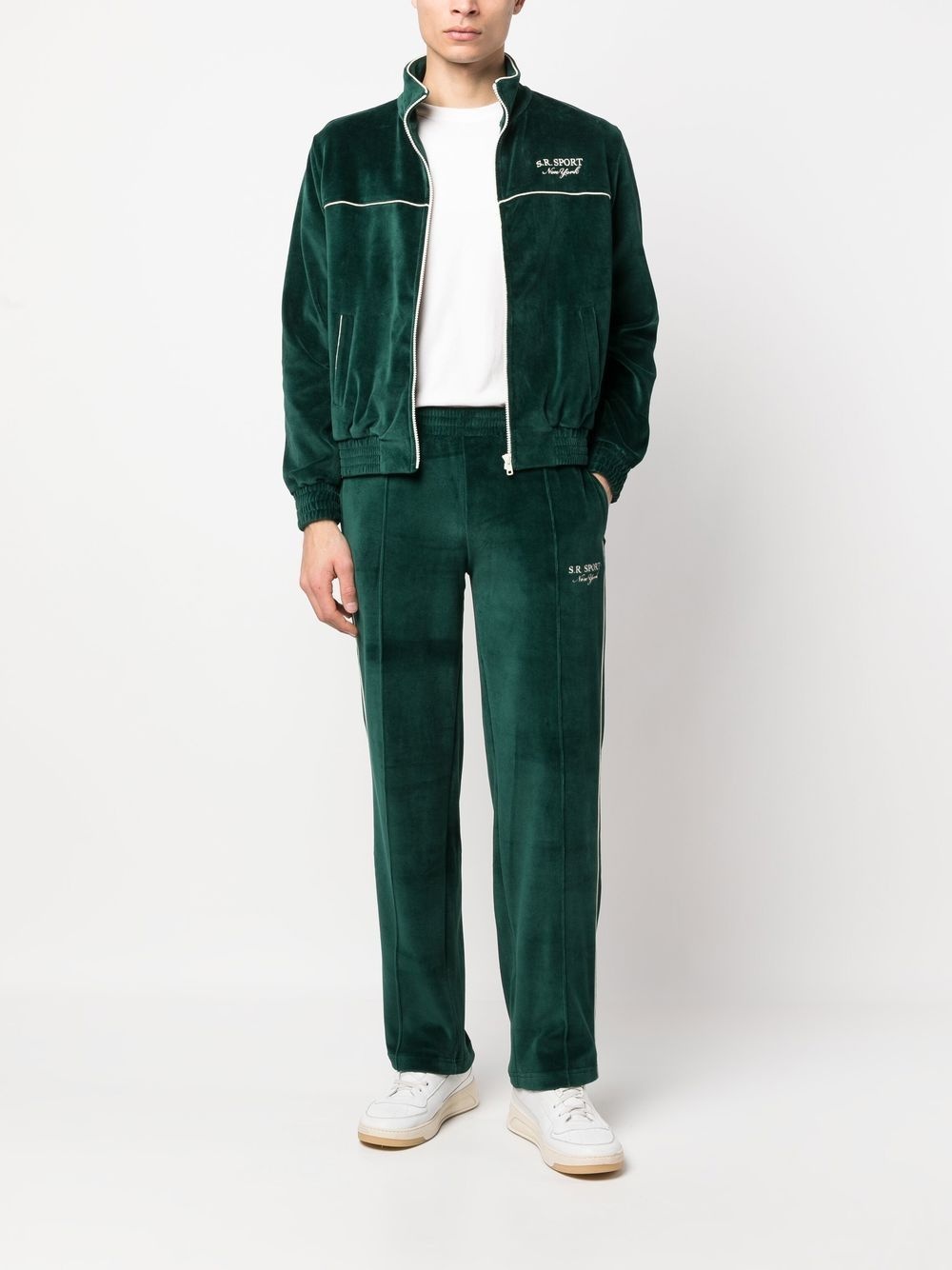logo-embroidered track pants - 2