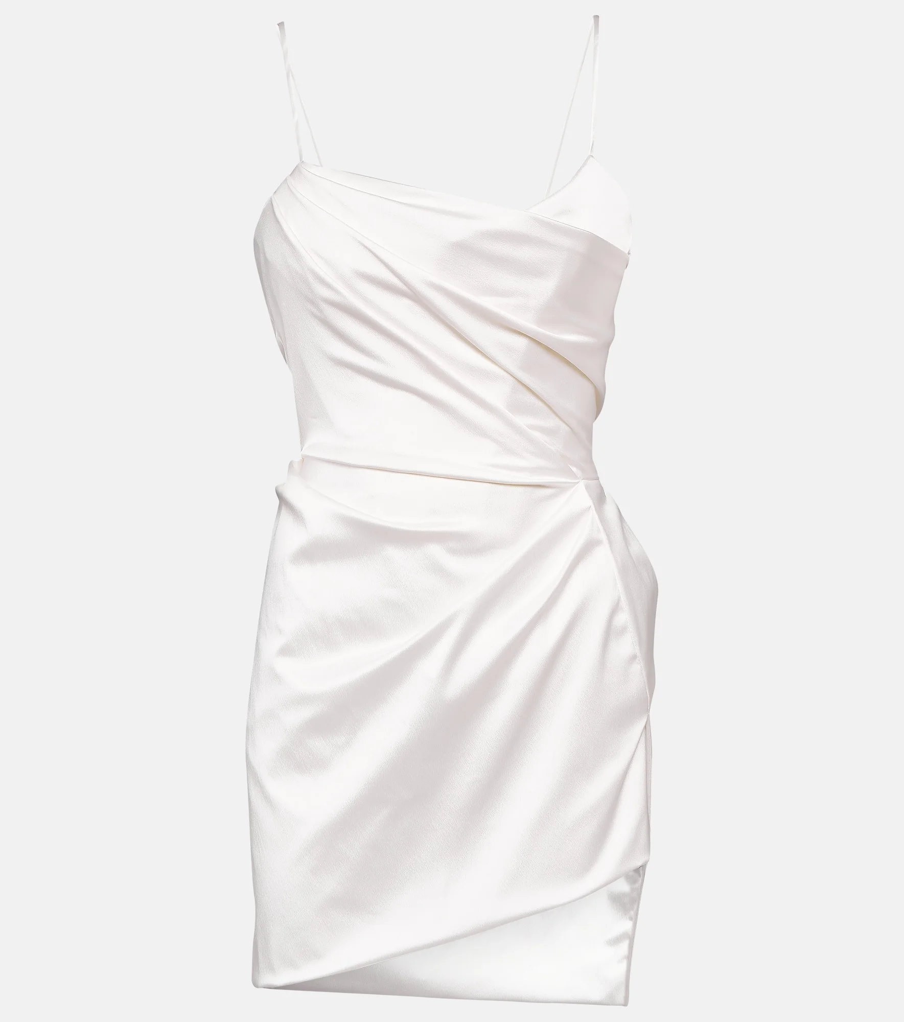 Bridal Venus embellished satin minidress - 1