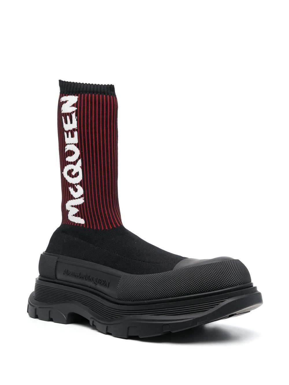 Tread Slick Sock Boot "Black Red" - 2