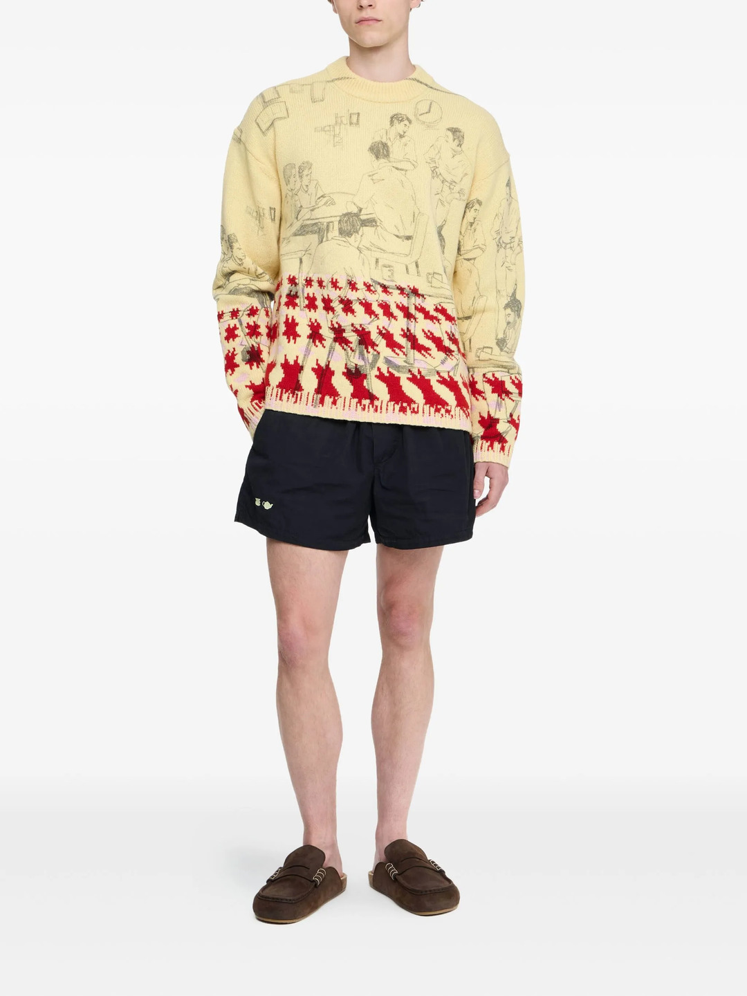 Print Jacquard Jumper - 2