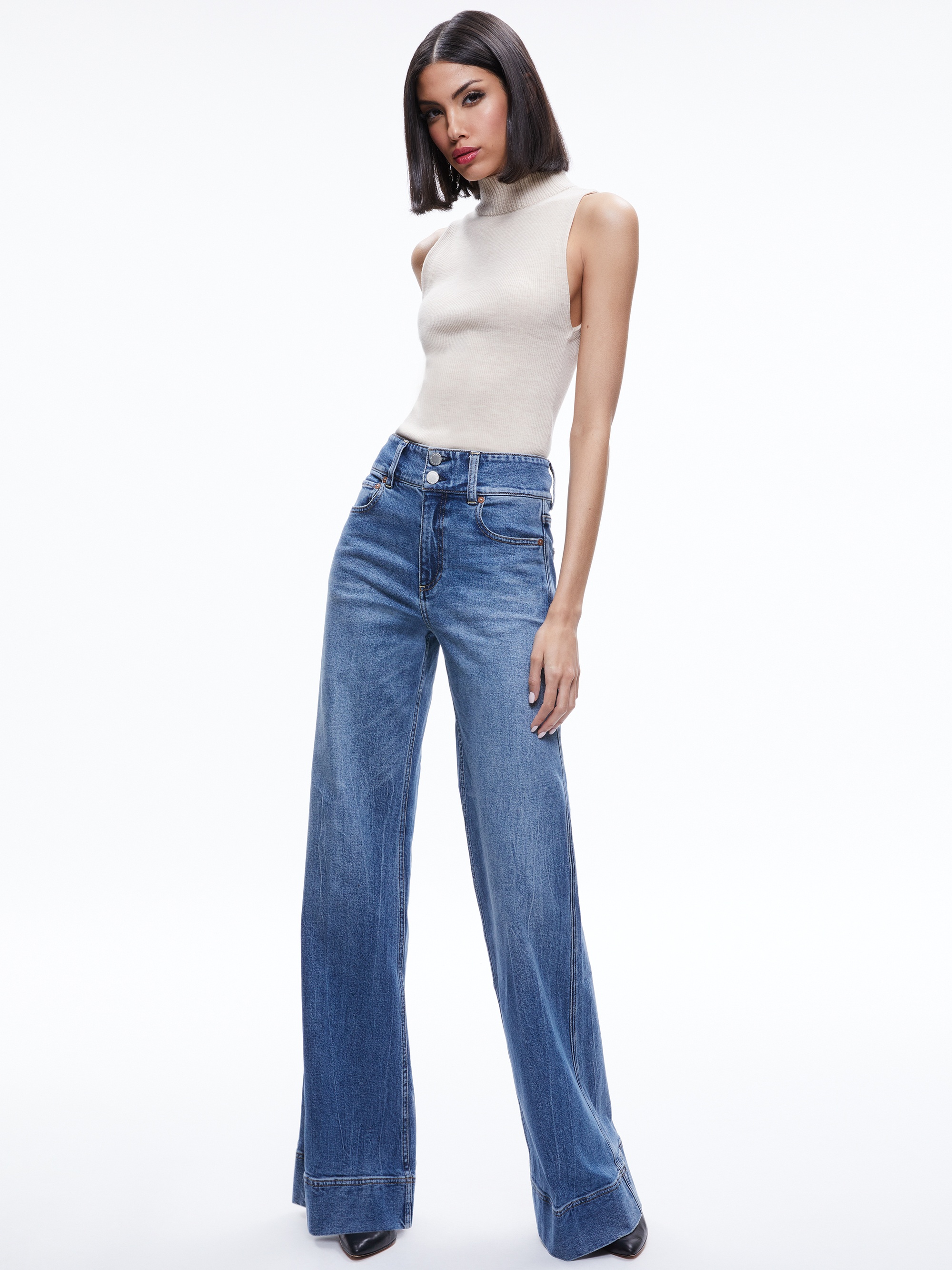 DARCEY TURTLENECK SWEATER TANK - 6