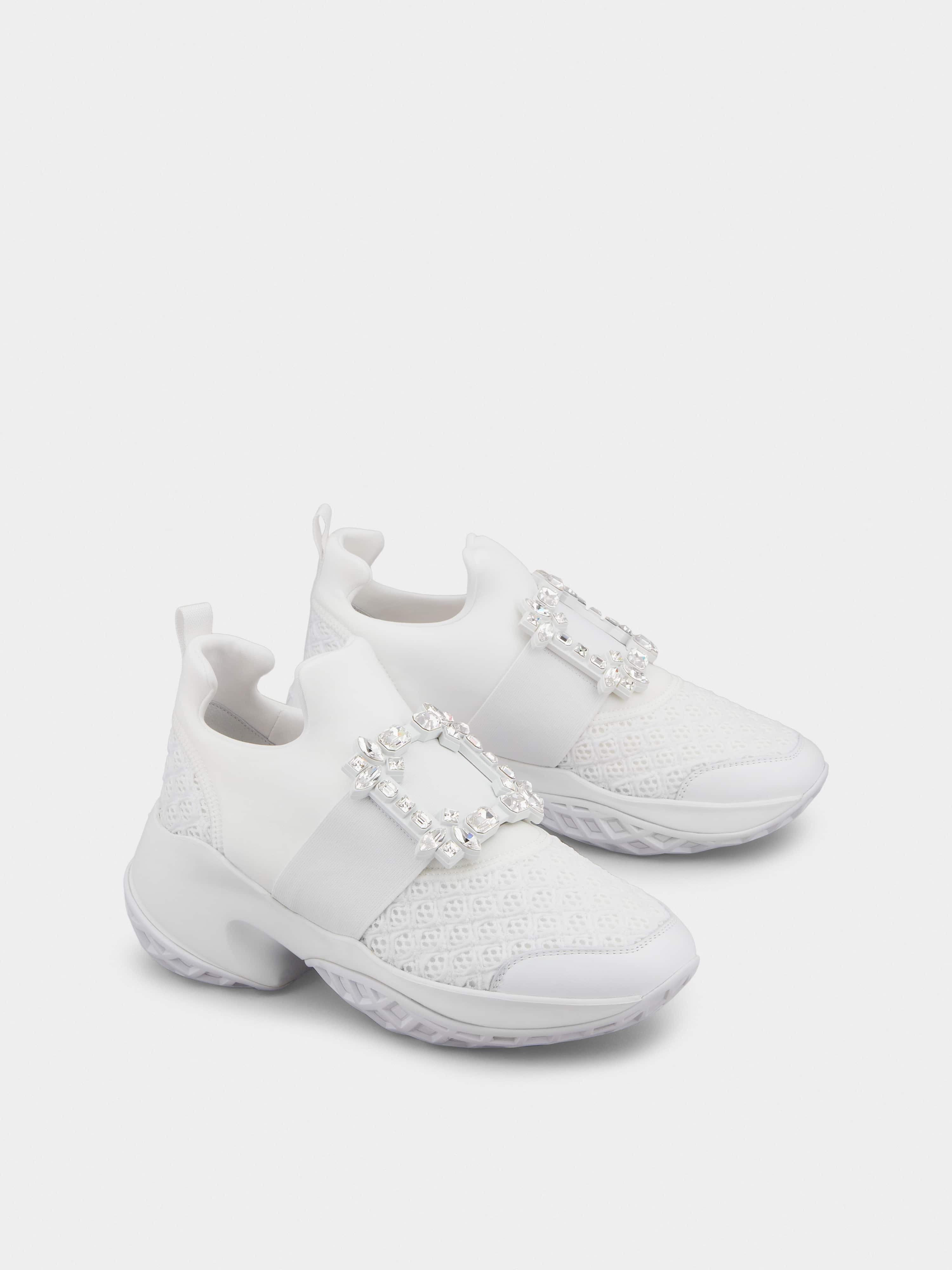 Viv' Run Strass Buckle Sneakers in Technical Fabrics - 2