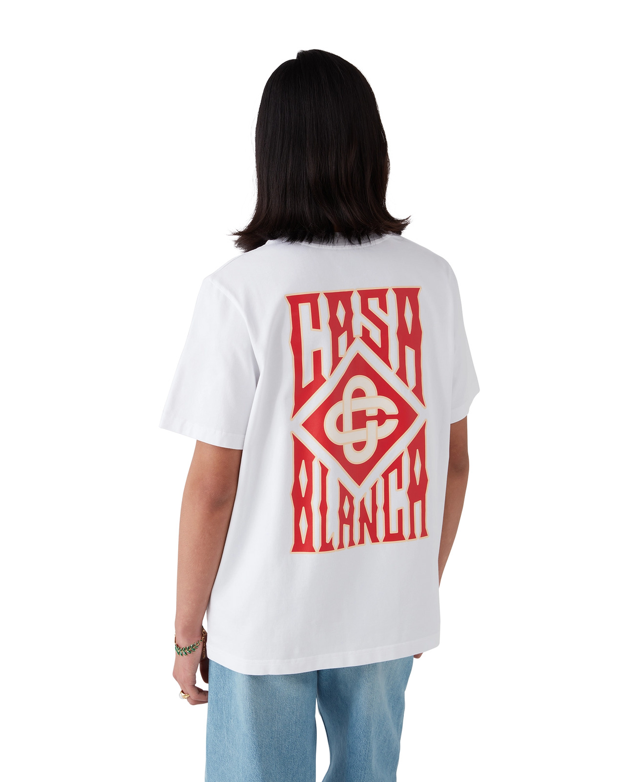 CASABLANCA Gothic Logo T-Shirt | Casablanca Paris | REVERSIBLE