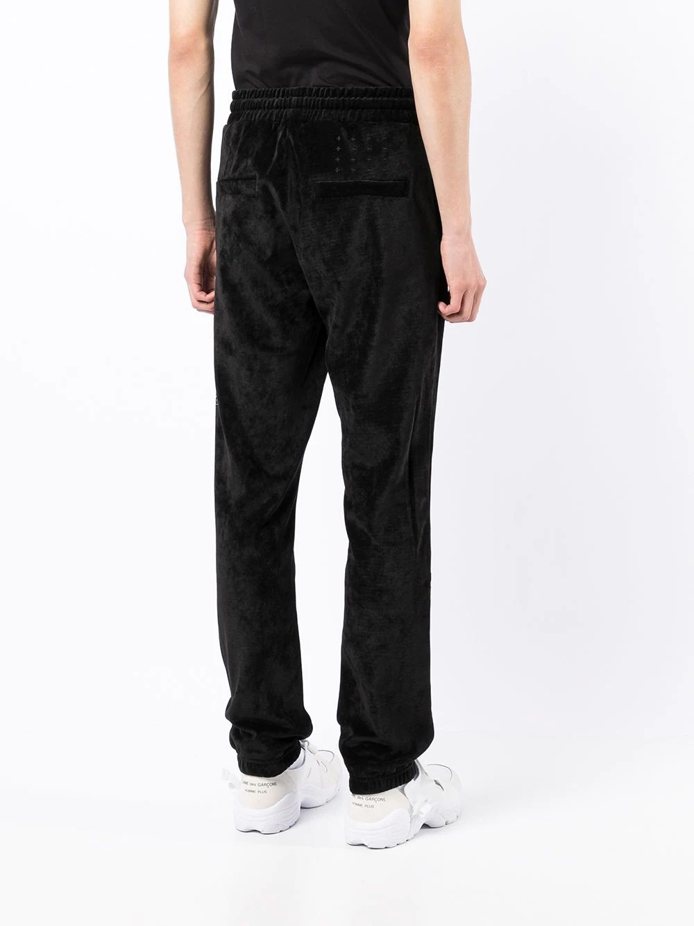 embroidered-logo track pants - 4