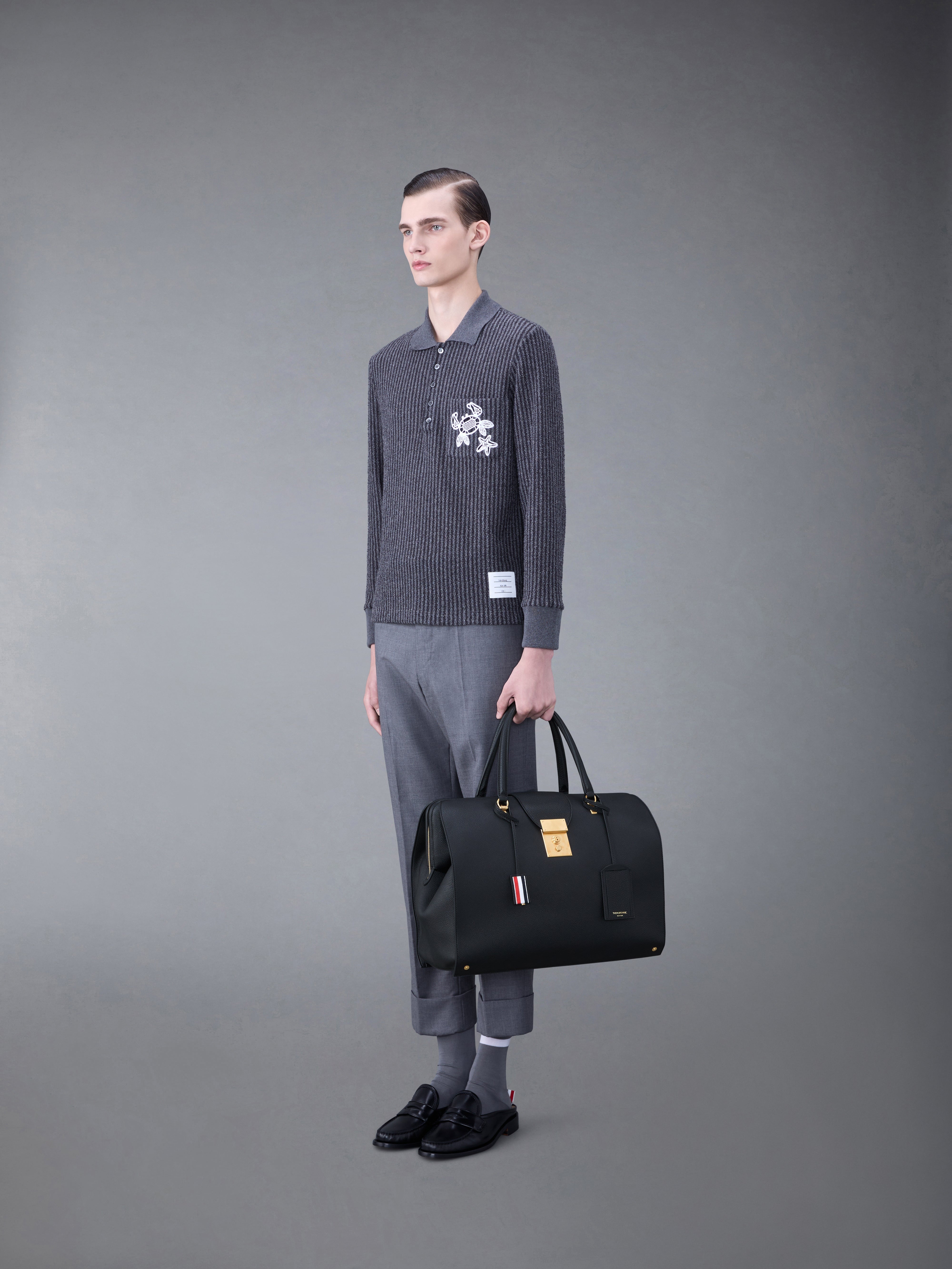 CALF MR. THOM LUGGAGE BAG - 4