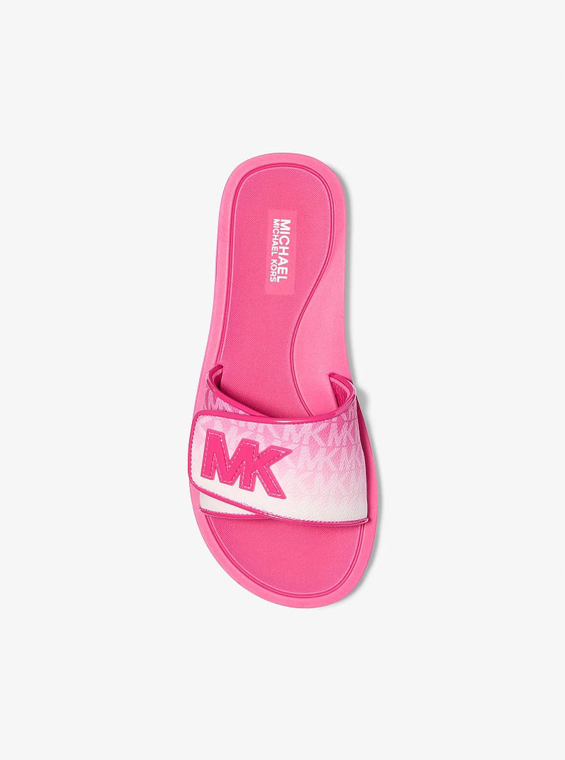 Palmer Ombré Signature Logo Slide Sandal 3