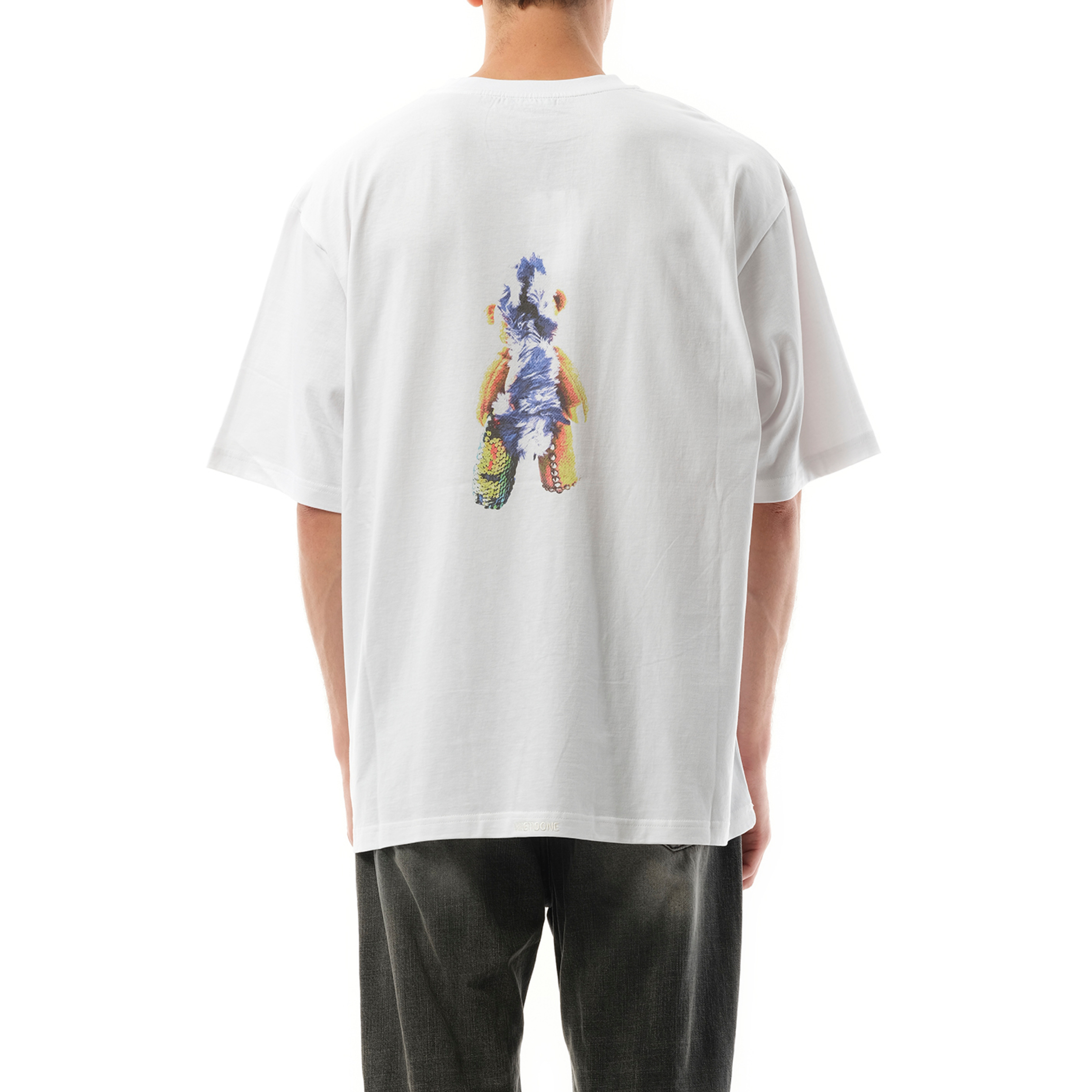 Punk Teddy T-Shirt in White - 6