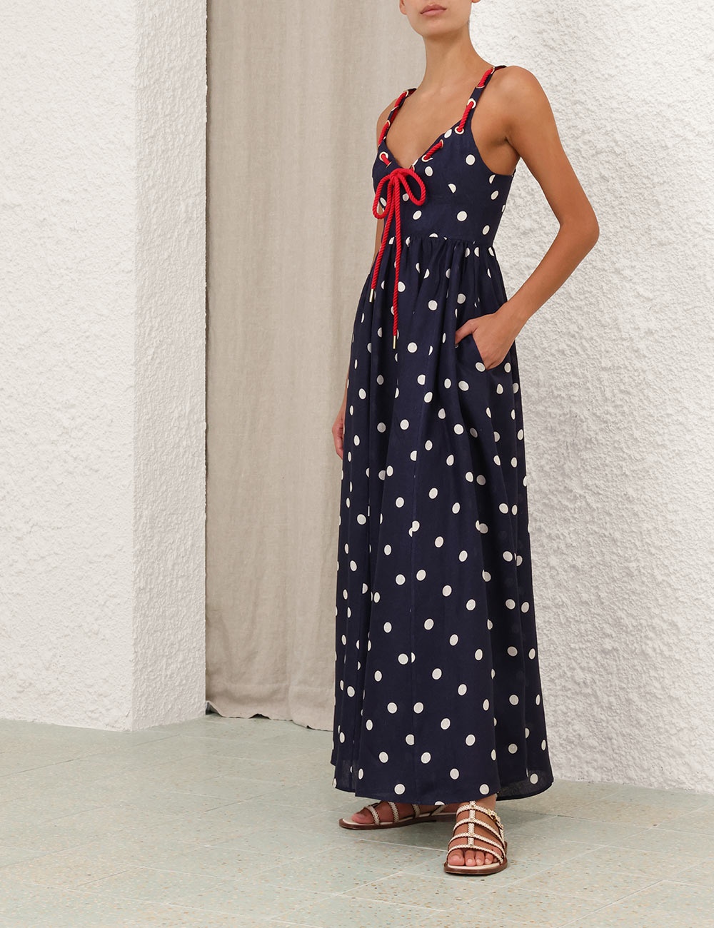 SCARBOROUGH EYELET MAXI DRESS - 3