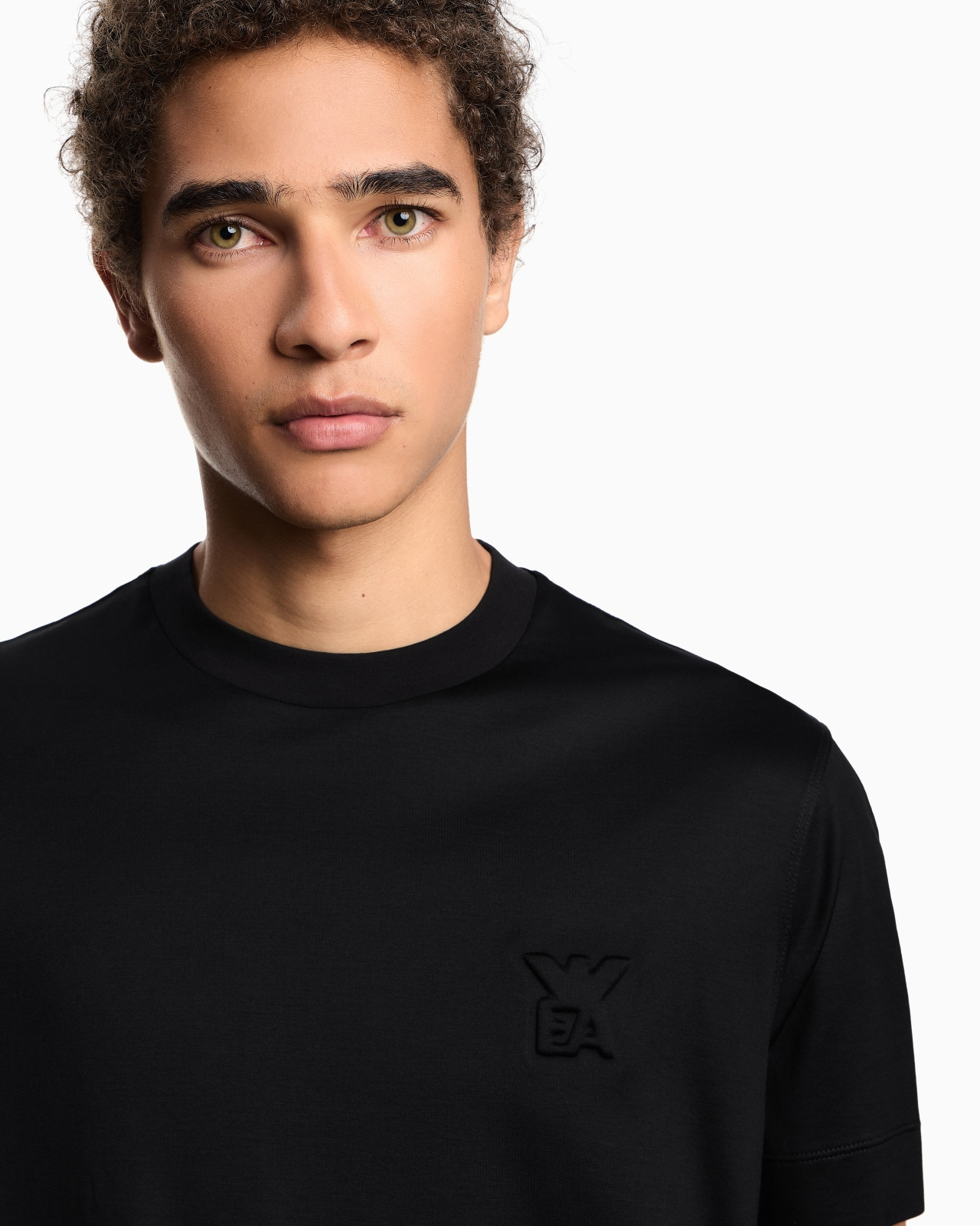 ASV LYOCELL JERSEY BLEND T-SHIRT WITH DOMED LOGO - 5