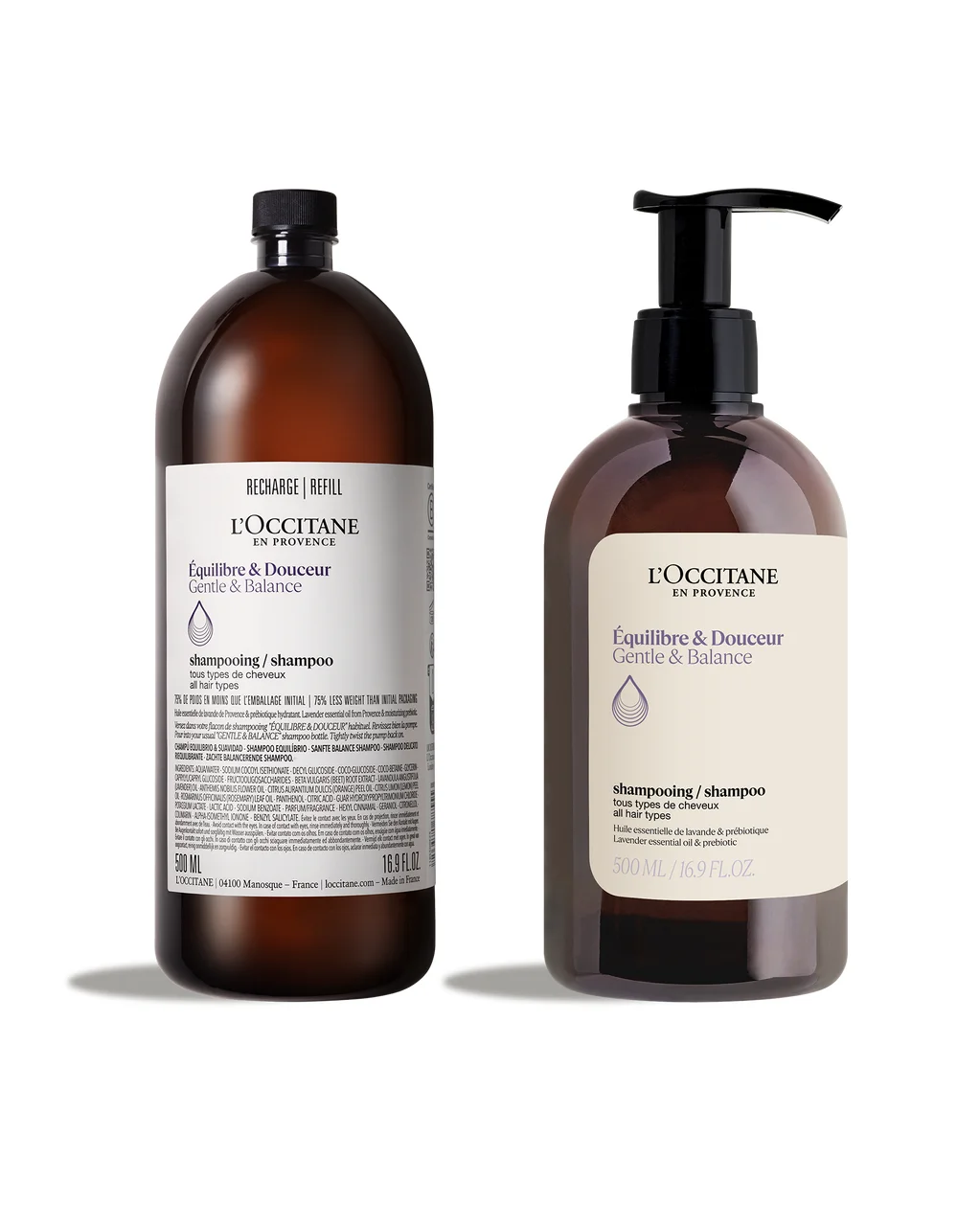 Gentle & Balance Shampoo + Refill - 1
