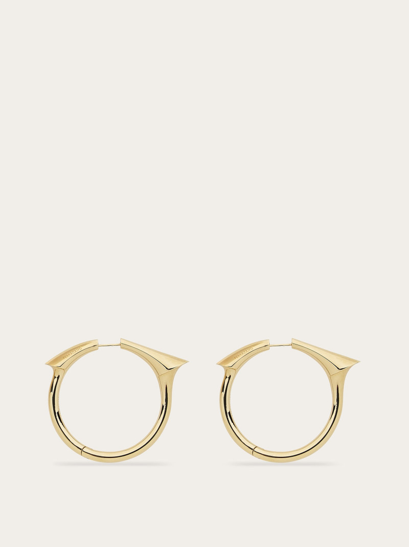 Gancini point earrings 1