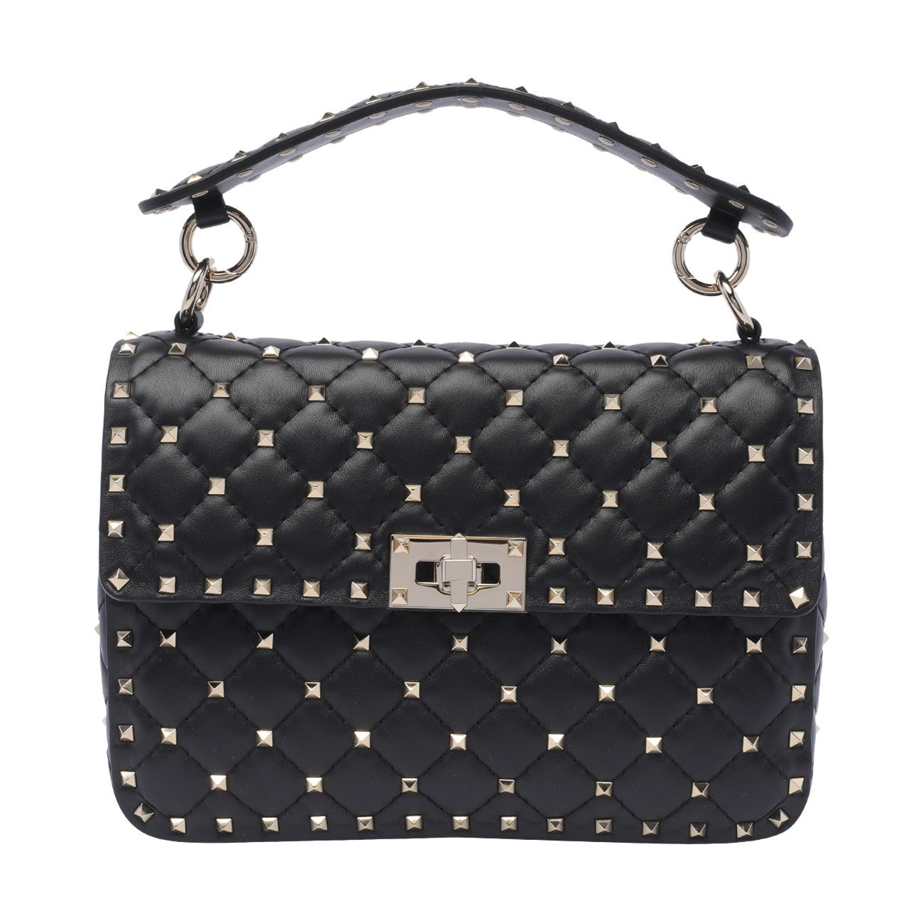 Valentino Garavani Women Medium Rockstud Spike Shoulder Bag - 1
