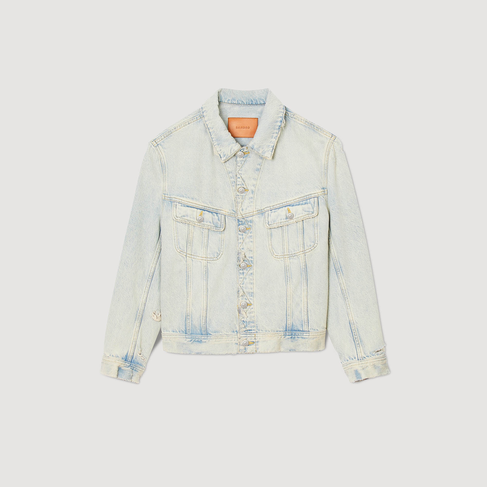 FADED DENIM JACKET - 1