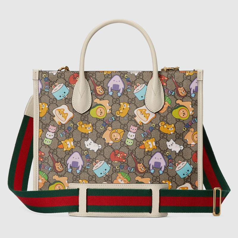 Gucci animal print small tote bag 5
