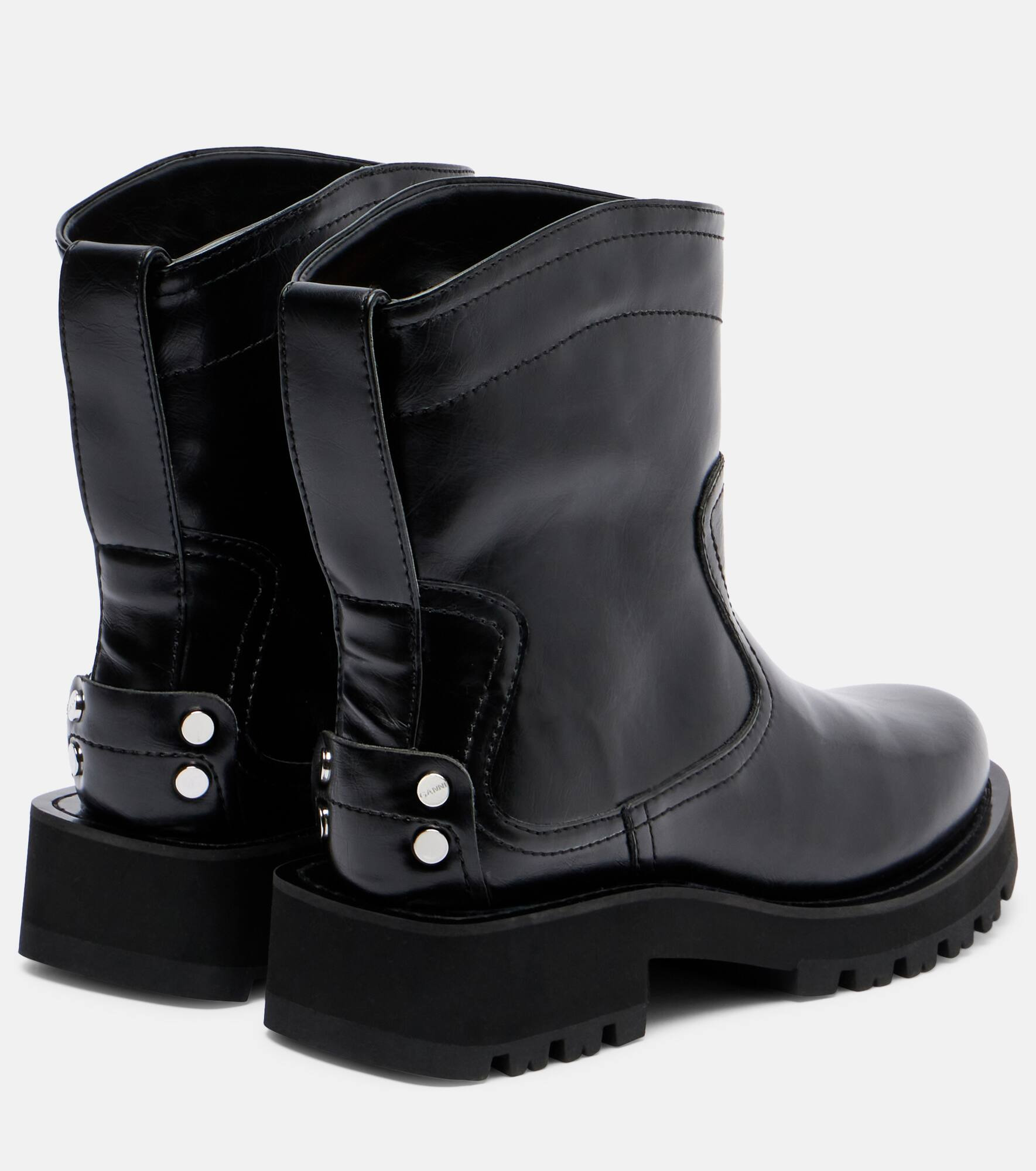 Studs ankle boots - 3
