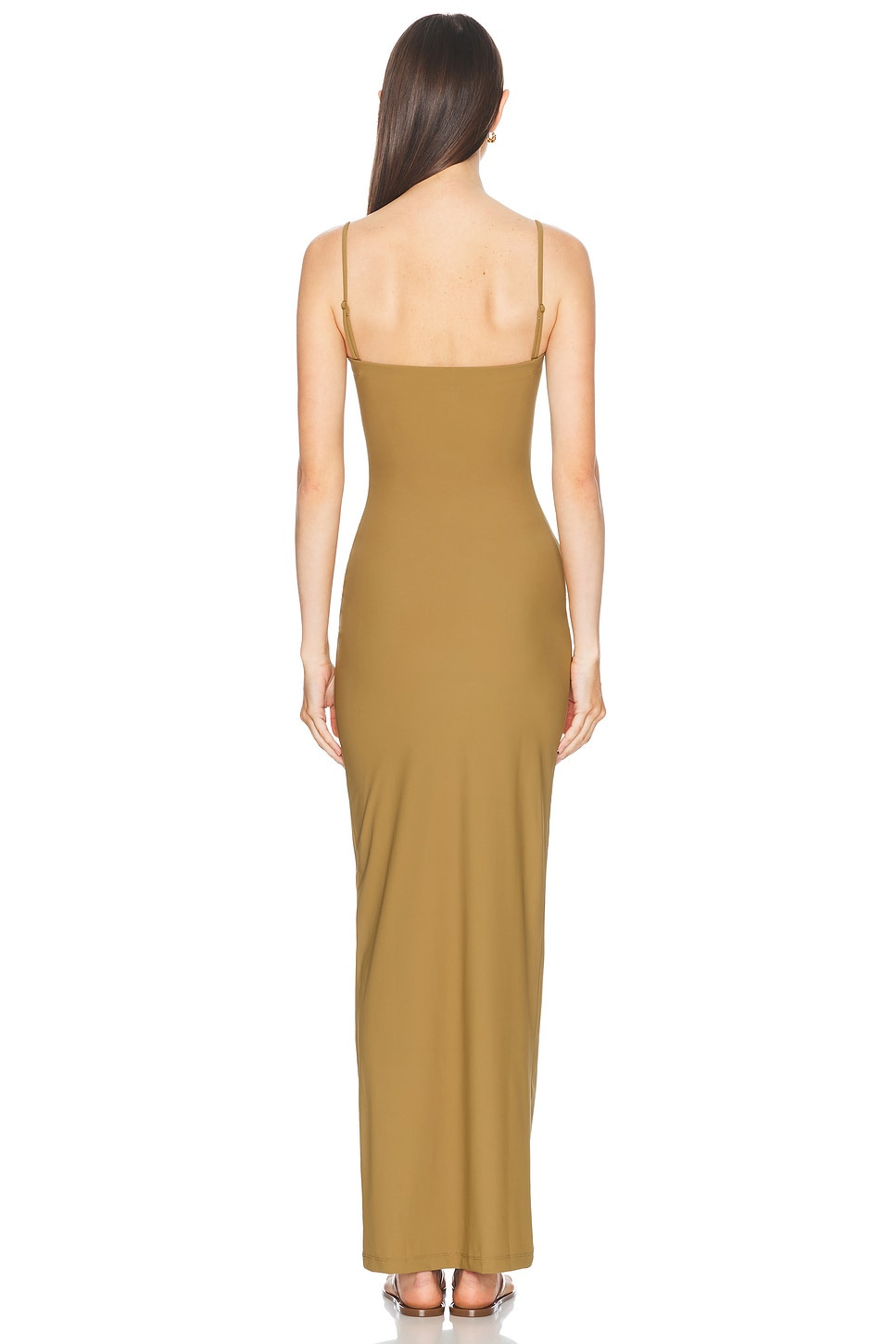 Arced Ruched Lycra Dress - 4
