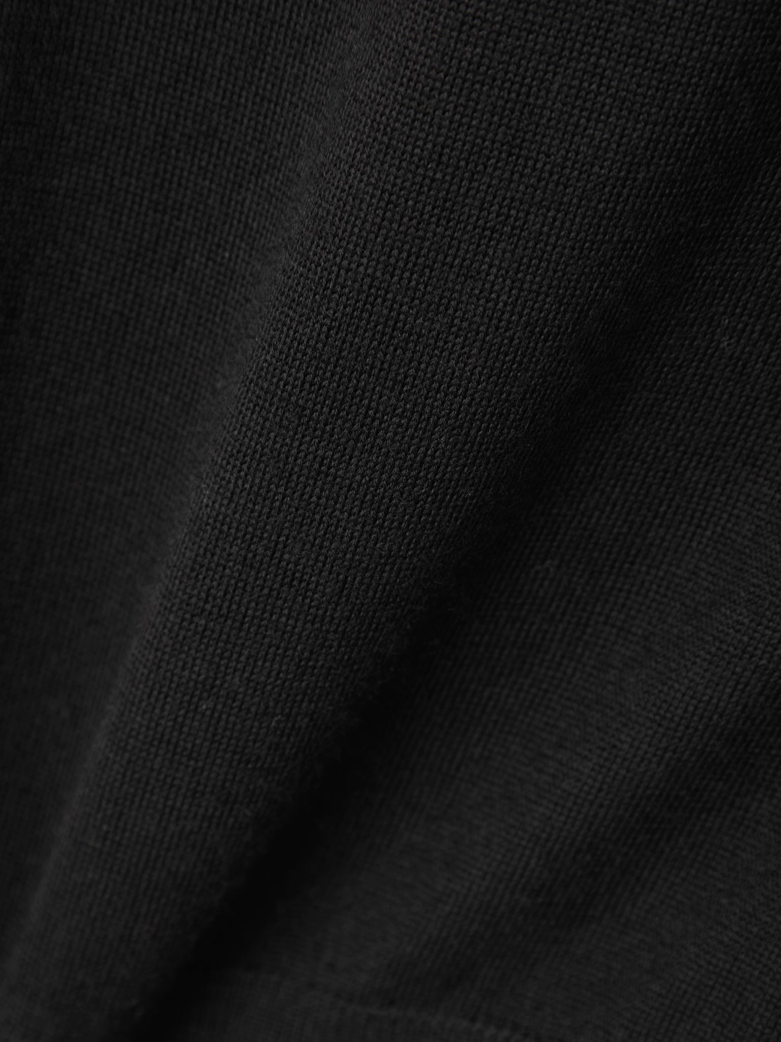 Cropped wool T-shirt Black - 5
