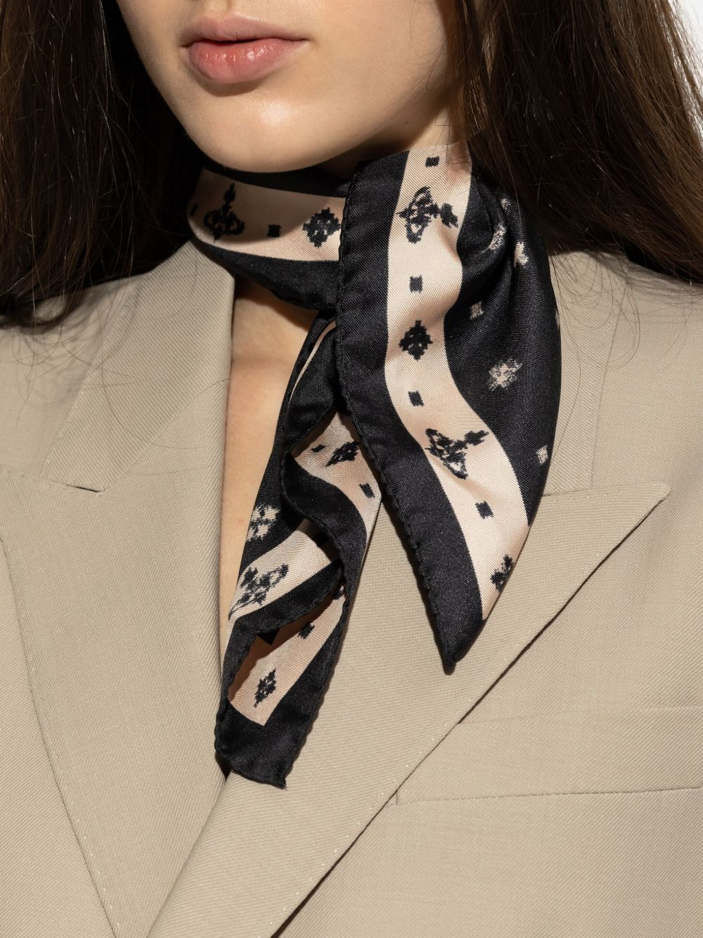 Ikat silk scarf - 4
