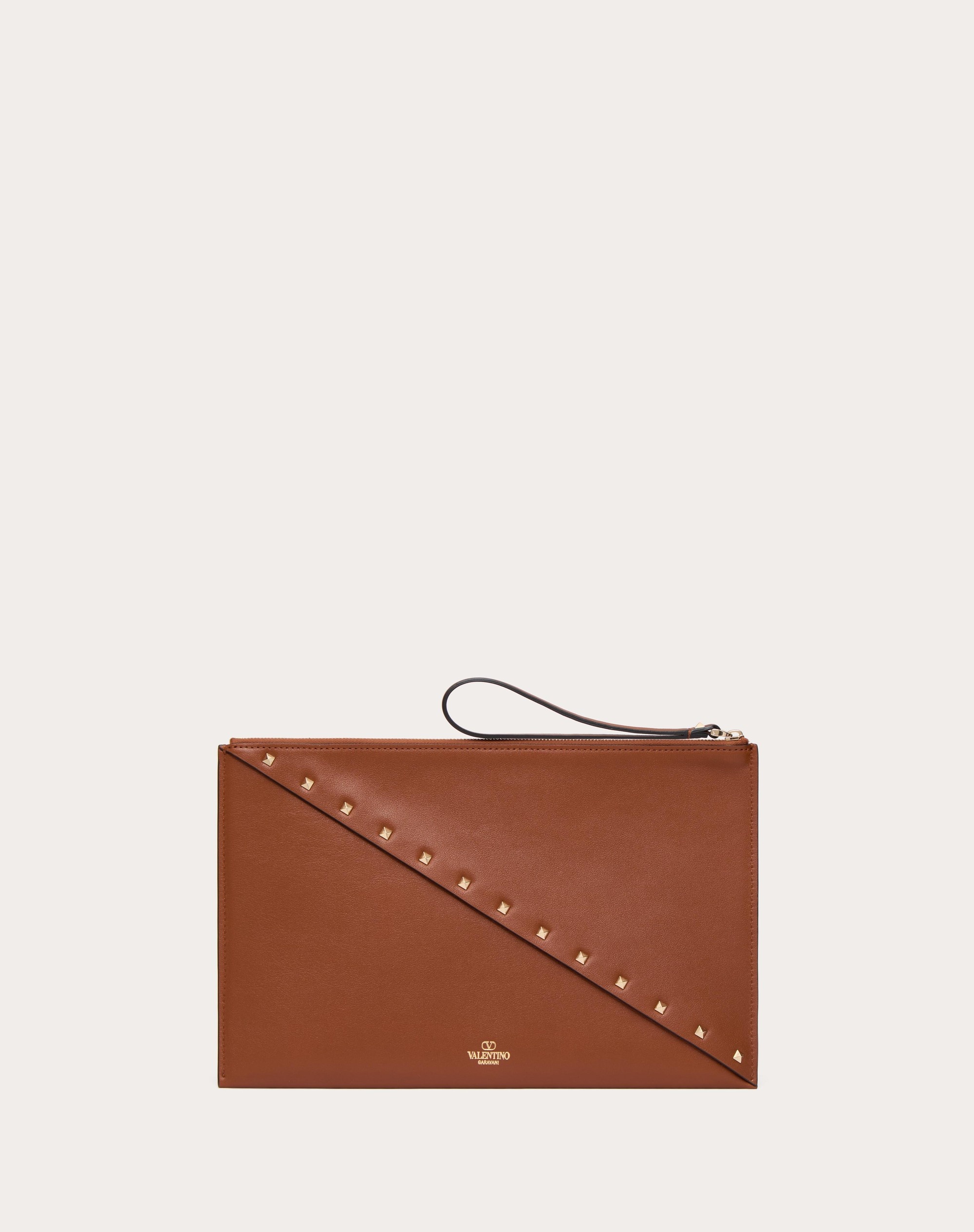 VALENTINO GARAVANI ROCKSTUD WISPY POUCH IN CALFSKIN - 3